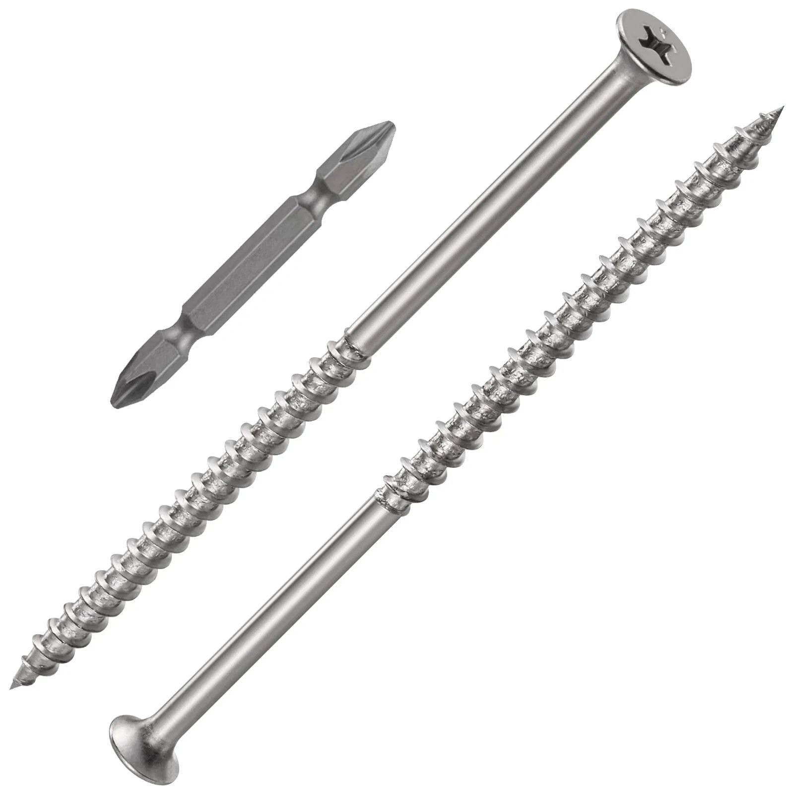 1 pounds#10X5″410 Stainless Steel Fastener Drywall Screws-Phillips with coars…