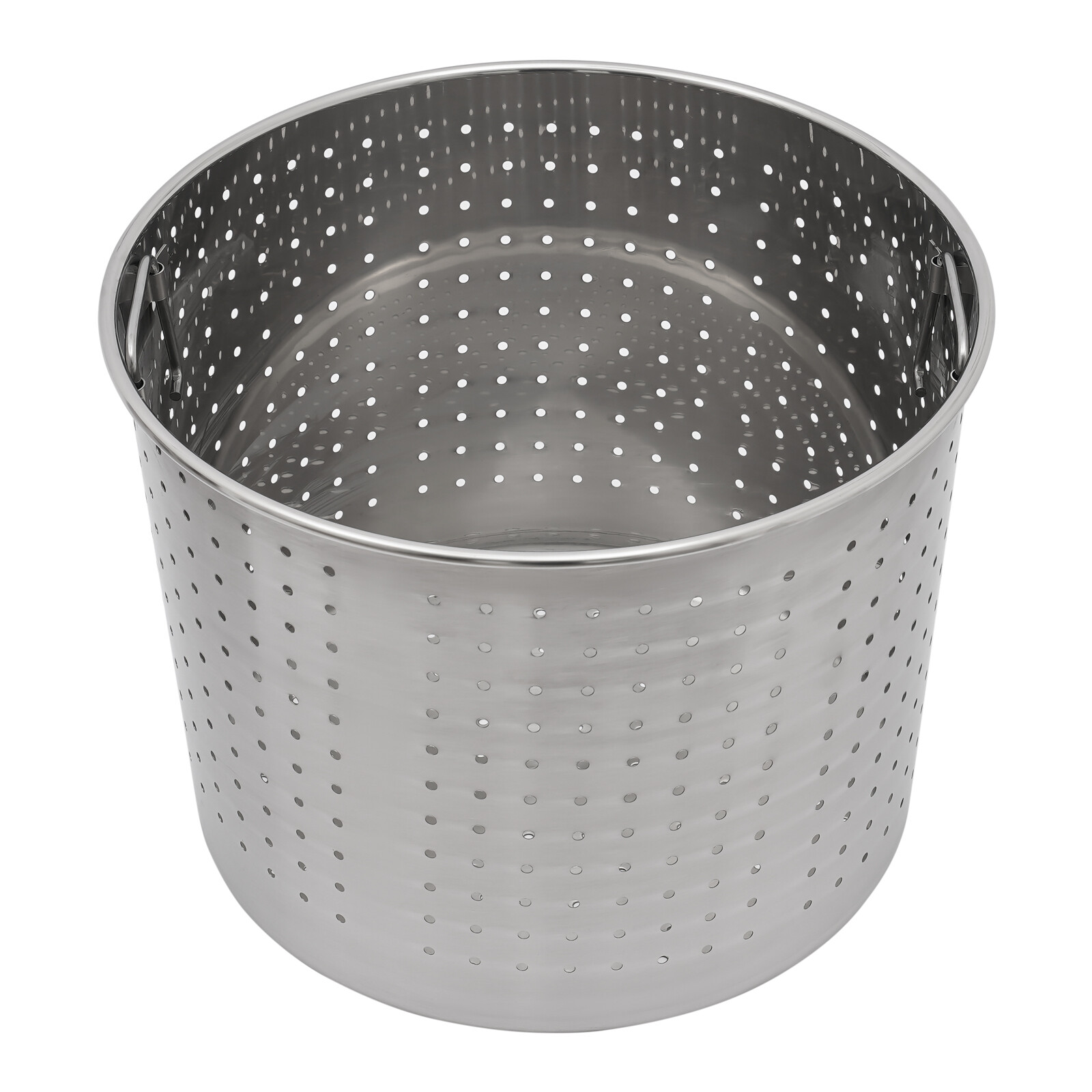 40L/42.27Qt Seafood Boil Pot Stainless Steel Shrimp Boil Stock Pot w/ Basket