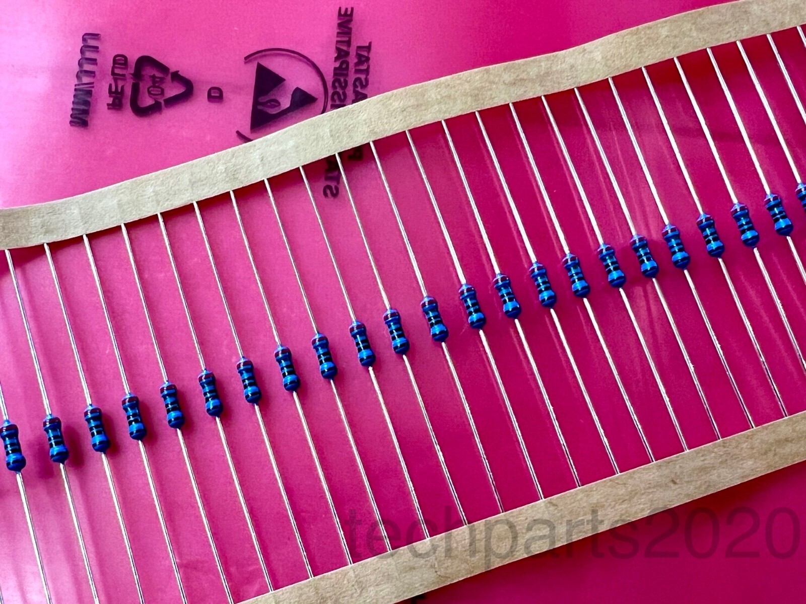 Lot 50pcs pack 1/4W Resistors, 250Ohms, 250R, 1%, for 4-20mA 1-5 Volt Conversion