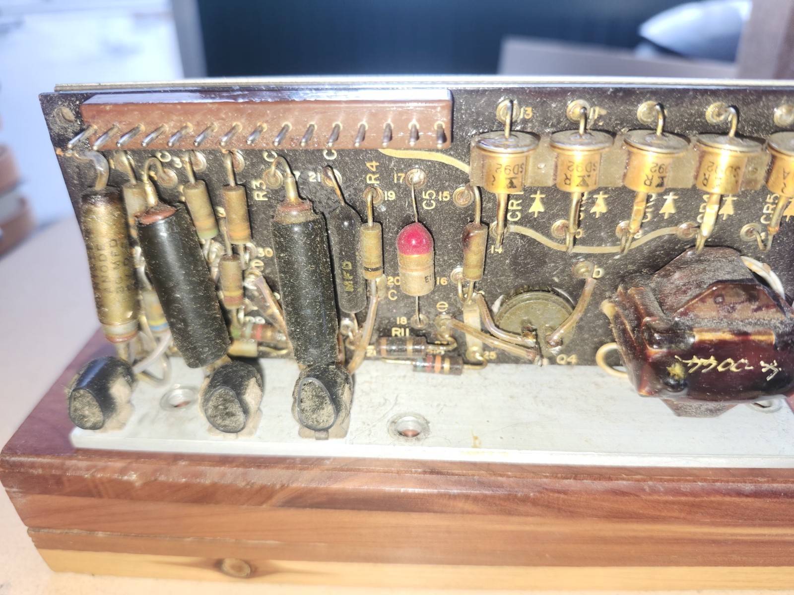 Vintage 1966 Industrial Servo Amplifier Board Part 27653 – Germanium Transistors