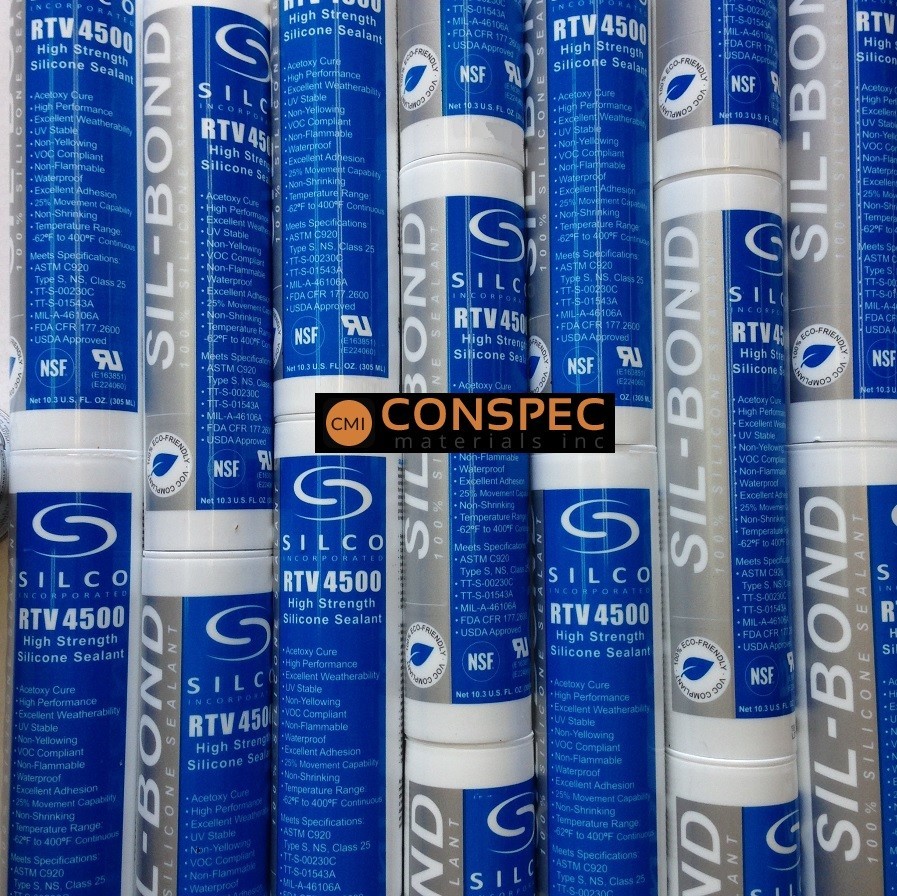 Silicone Sealant ALUMINUM High Temp (1) Tubes 10-oz Food Grade caulk Adhesive
