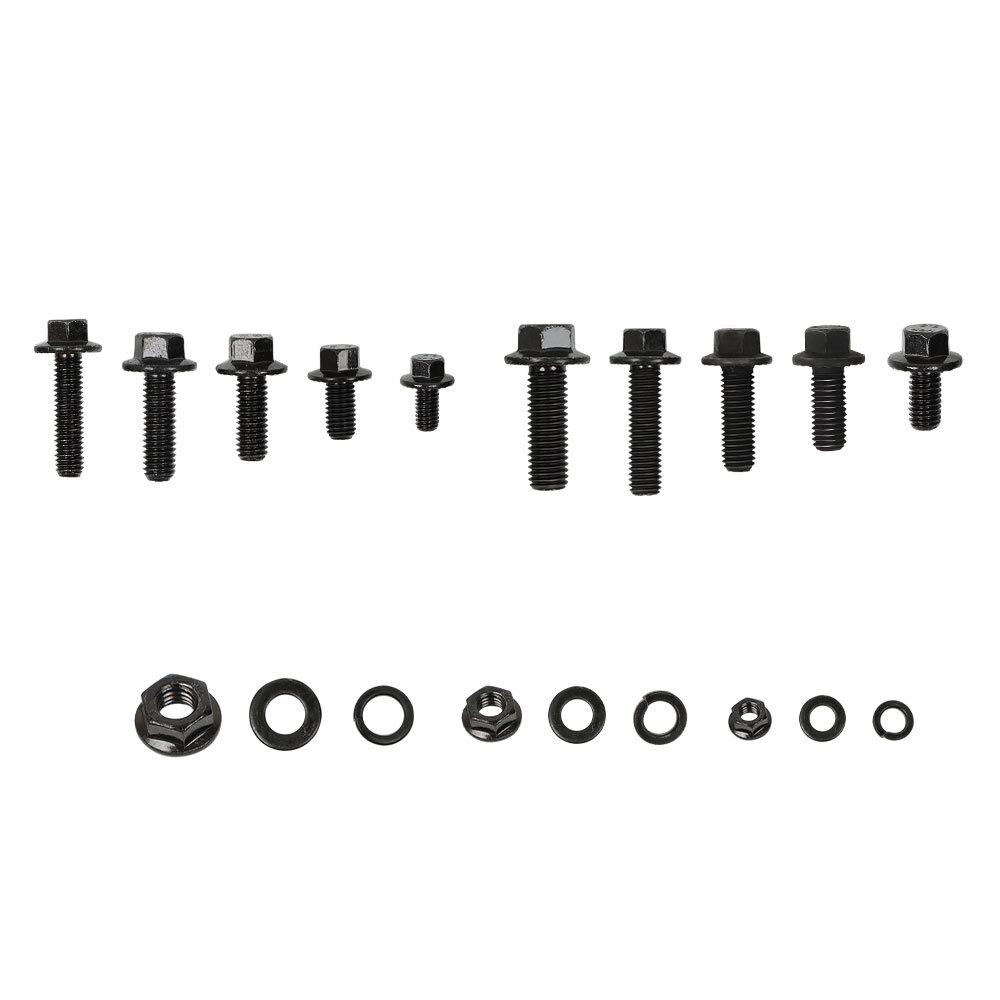 272Pcs Hex Bolts and Nuts Kit M6 M8 x1.25 M10-1.5Metric Bolt Assortment