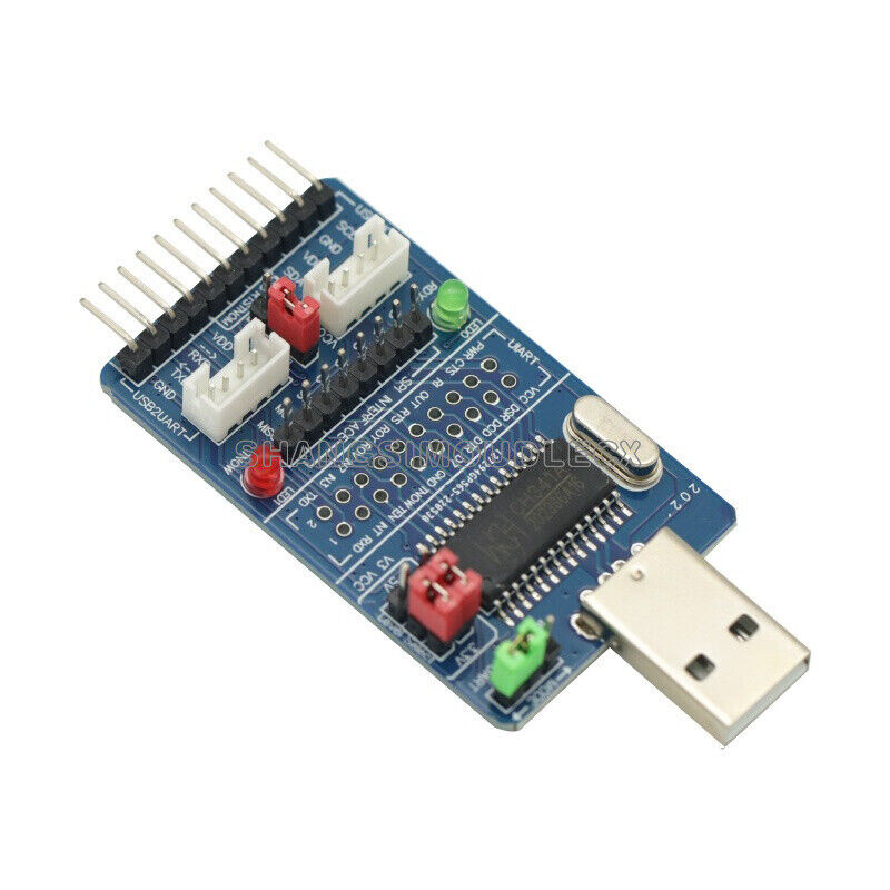 ALL IN 1 Multifunctional USB to SPI/I2C/IIC/UART/TTL/ISP Serial Adapter-