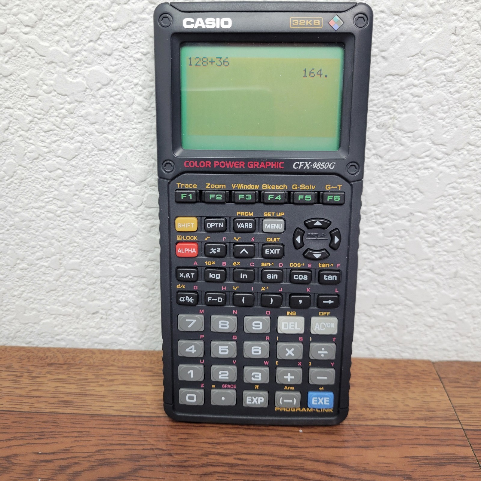 Casio CFX-9850G Graphing Calculator 32KB – TESTED WORKS