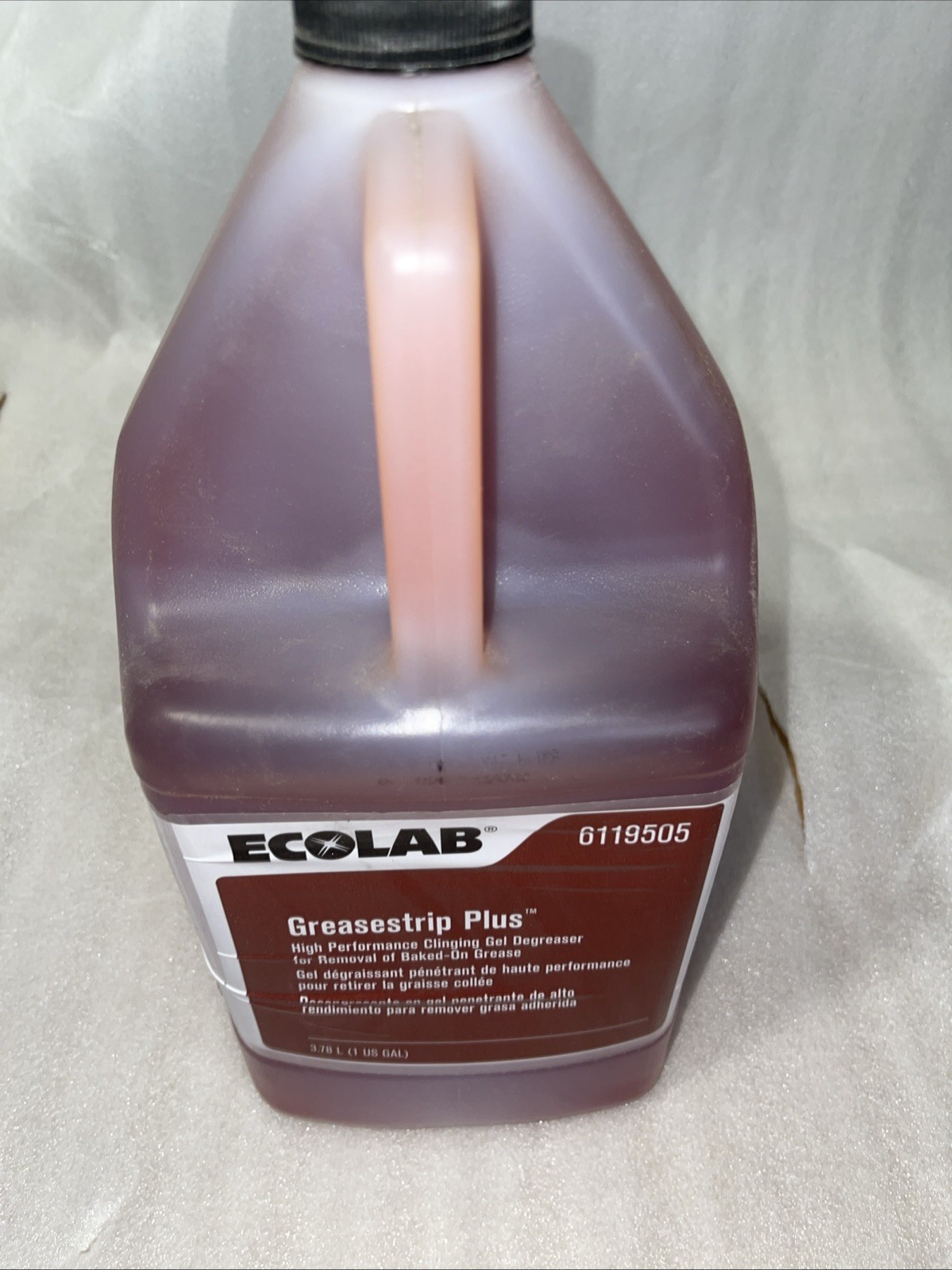 Ecolab 6119595 Grease strip Plus High Performance Clinging Gel Degreaser.