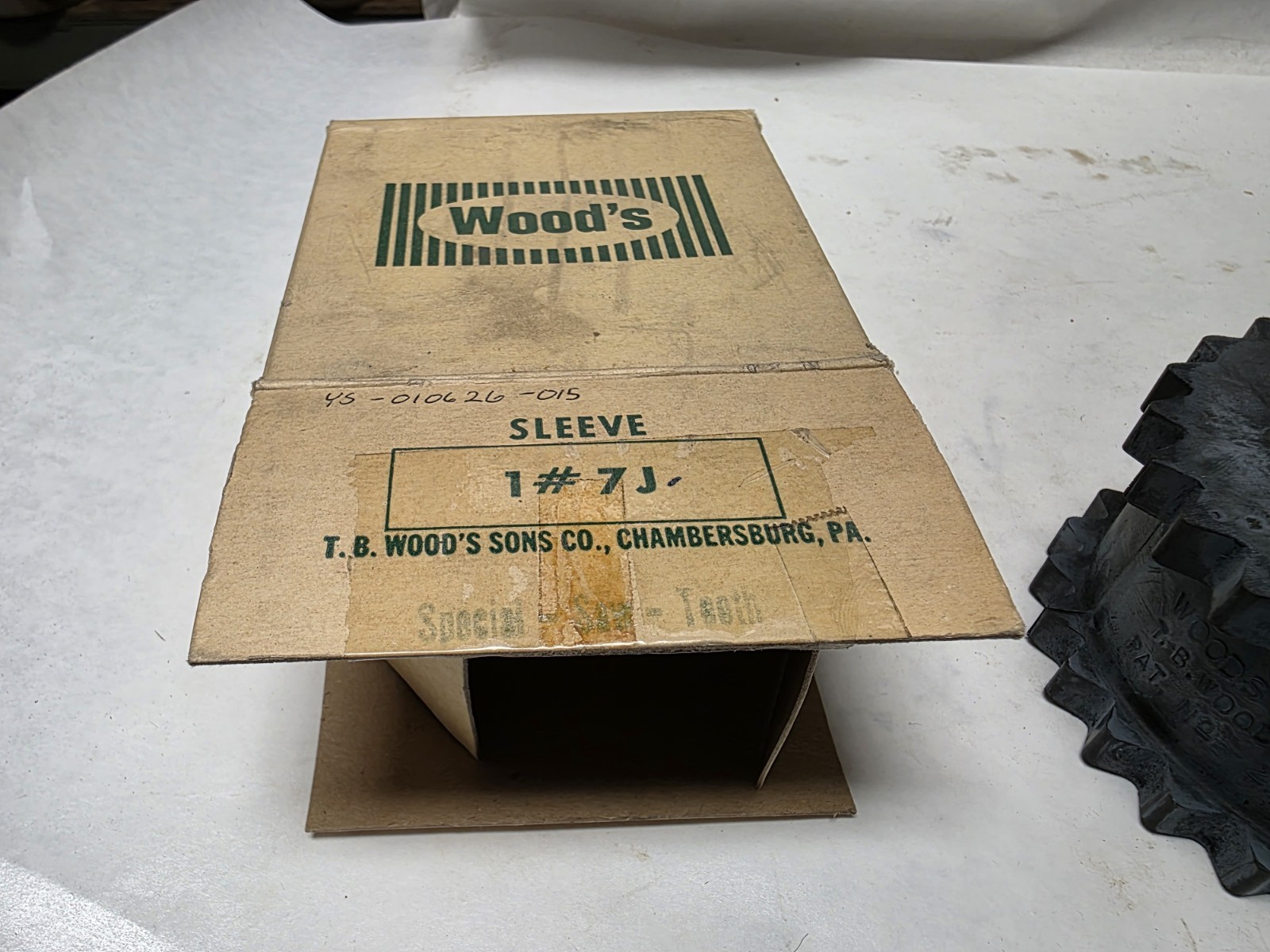 TB Woods 1#7J Sure-Flex Coupler Element Sleeve, Special Saw Tooth