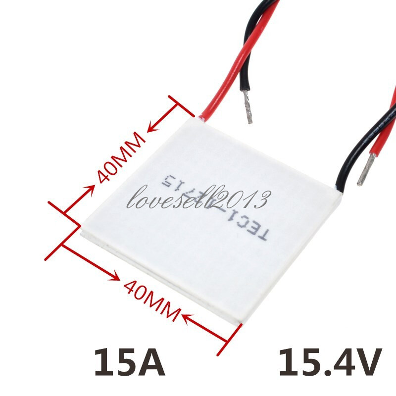 TEC1-12715 Heatsink Thermoelectric Cooler Cooling Peltier Plate Module