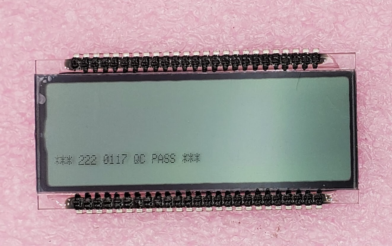 LXD – 57R3R21GH – 222 0117 Opto Display, 5 Digit, 7 Segment LCD Display, 50 Pin