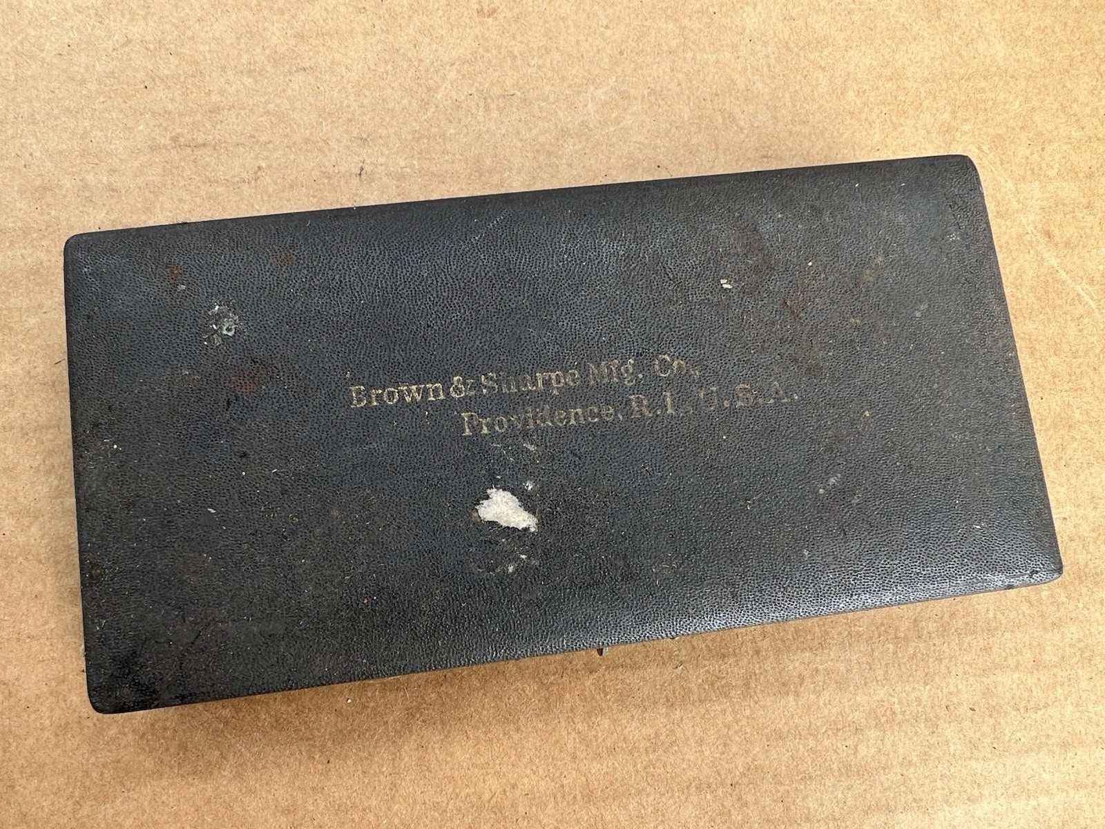🇺🇸Vintage Brown & Sharpe No. 600 Vernier Depth Micrometer Gauge 5” Case🇺🇸