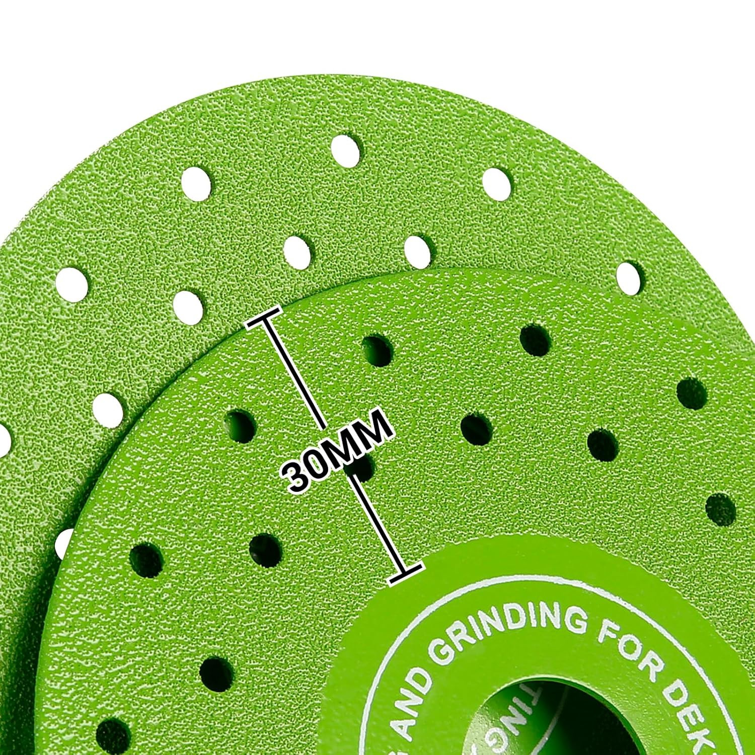 LOZLIN 3 PCS 115MM Vacuum Brazed Ultra-Thin Multi-Pore Flat Abrasive Sheet Disc