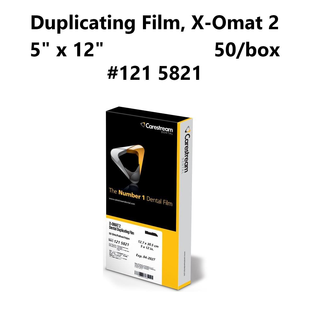 Duplicating X-Ray Dental Film – Carestream X-OMAT 2 – 5″ x 12″ #121 5821