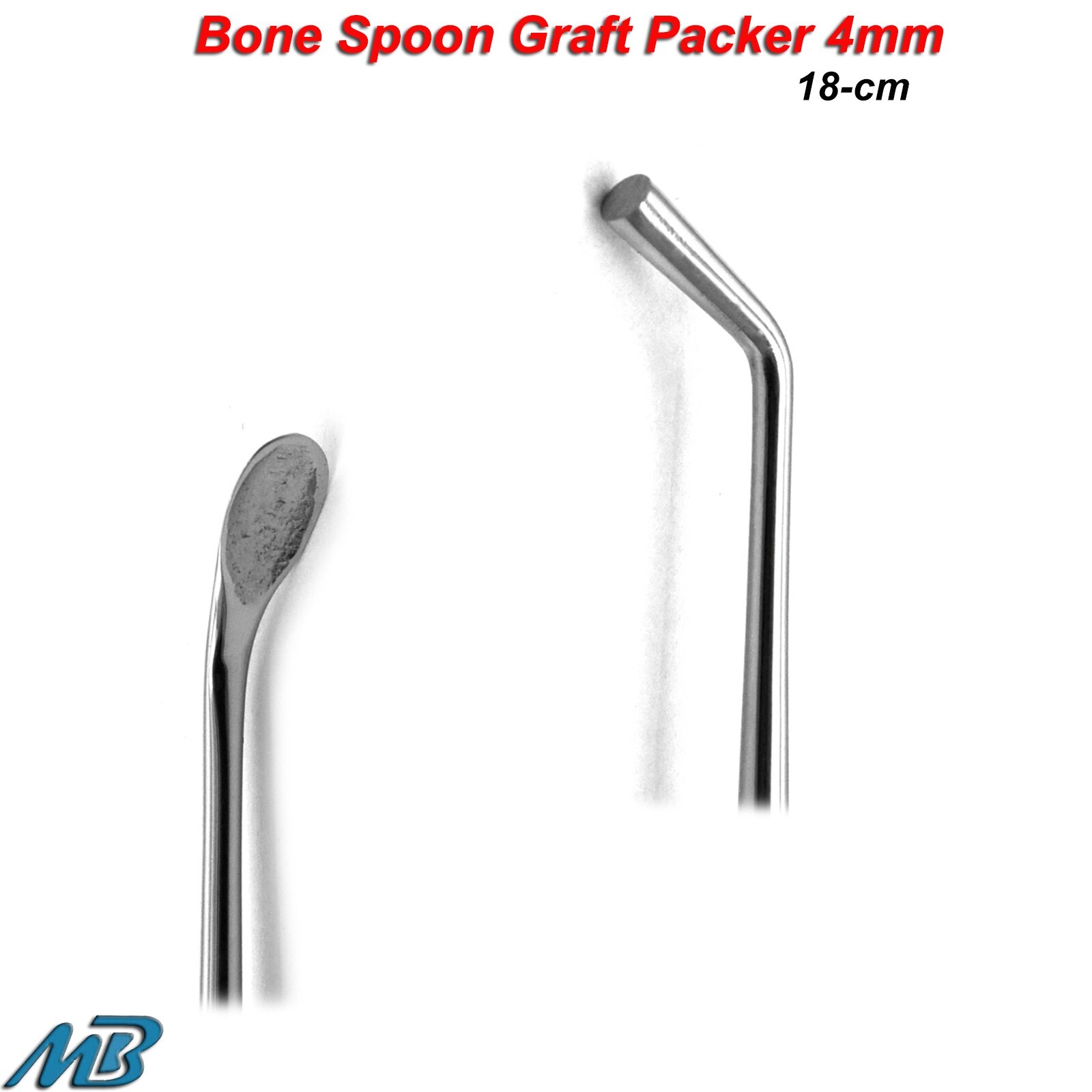 Dental Implant Bone Compactor Palti Bone Scoop Graft Packer Double Ended Tools