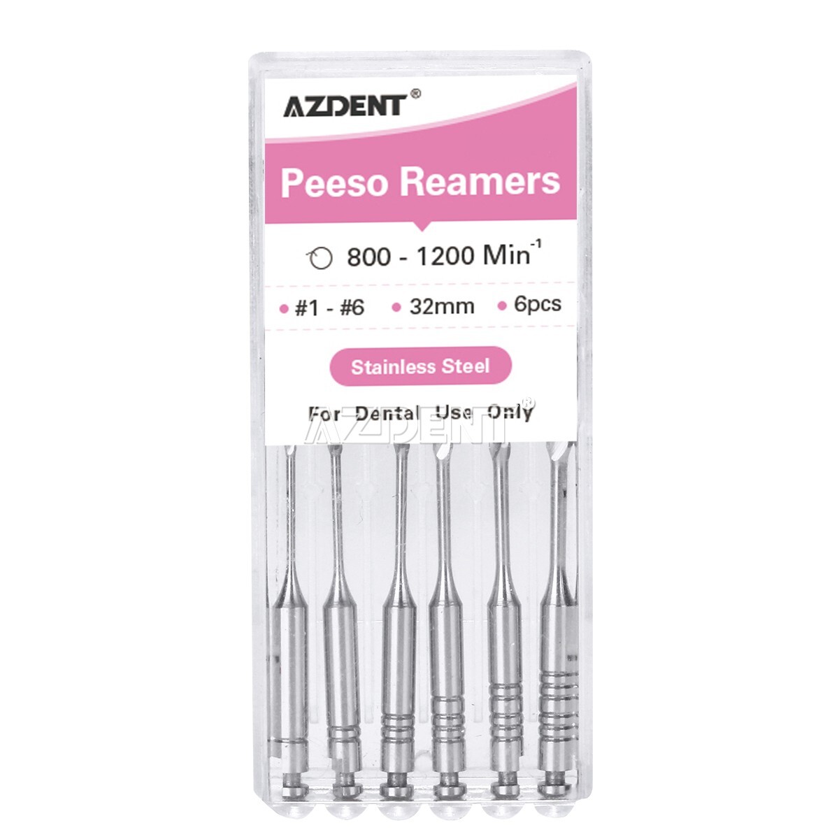 Dental Endodontic Root Canal Peeso Reamers GATES DRILLS #1 #2 #3 #4 #5 #6 32mm