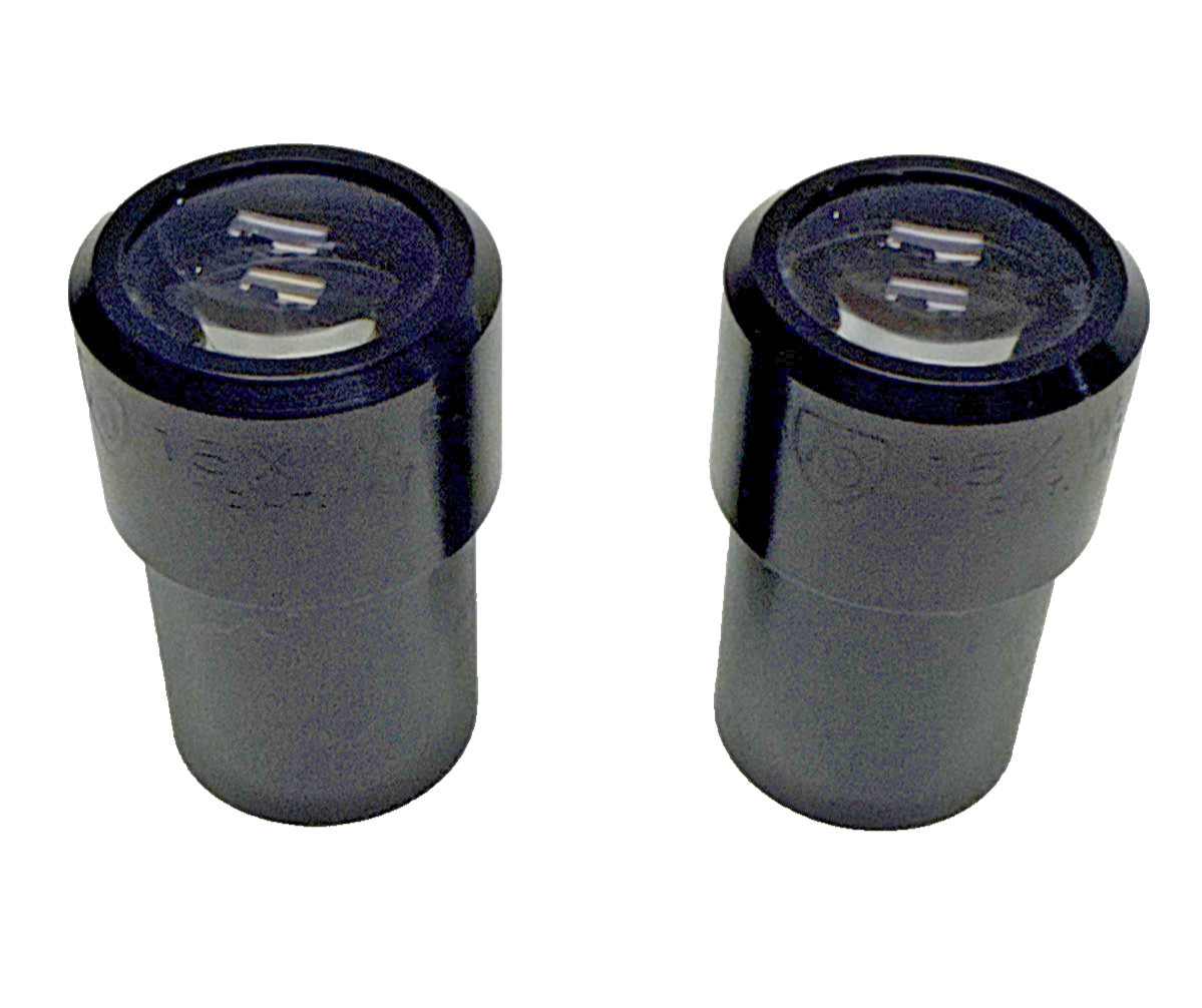American Optical AO 15X W.F. Microscope Eyepieces Pair Cat 147 Wide Field Ocular