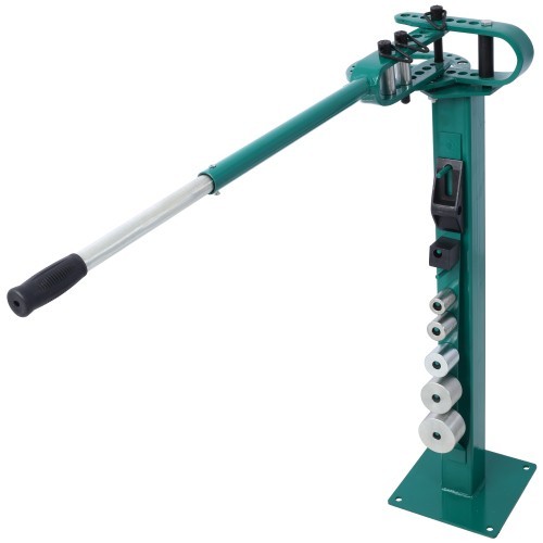 Pedestal Floor Compact Bender Metal Fabrication Tube Pipe Rod 7 Dies 1″-3″