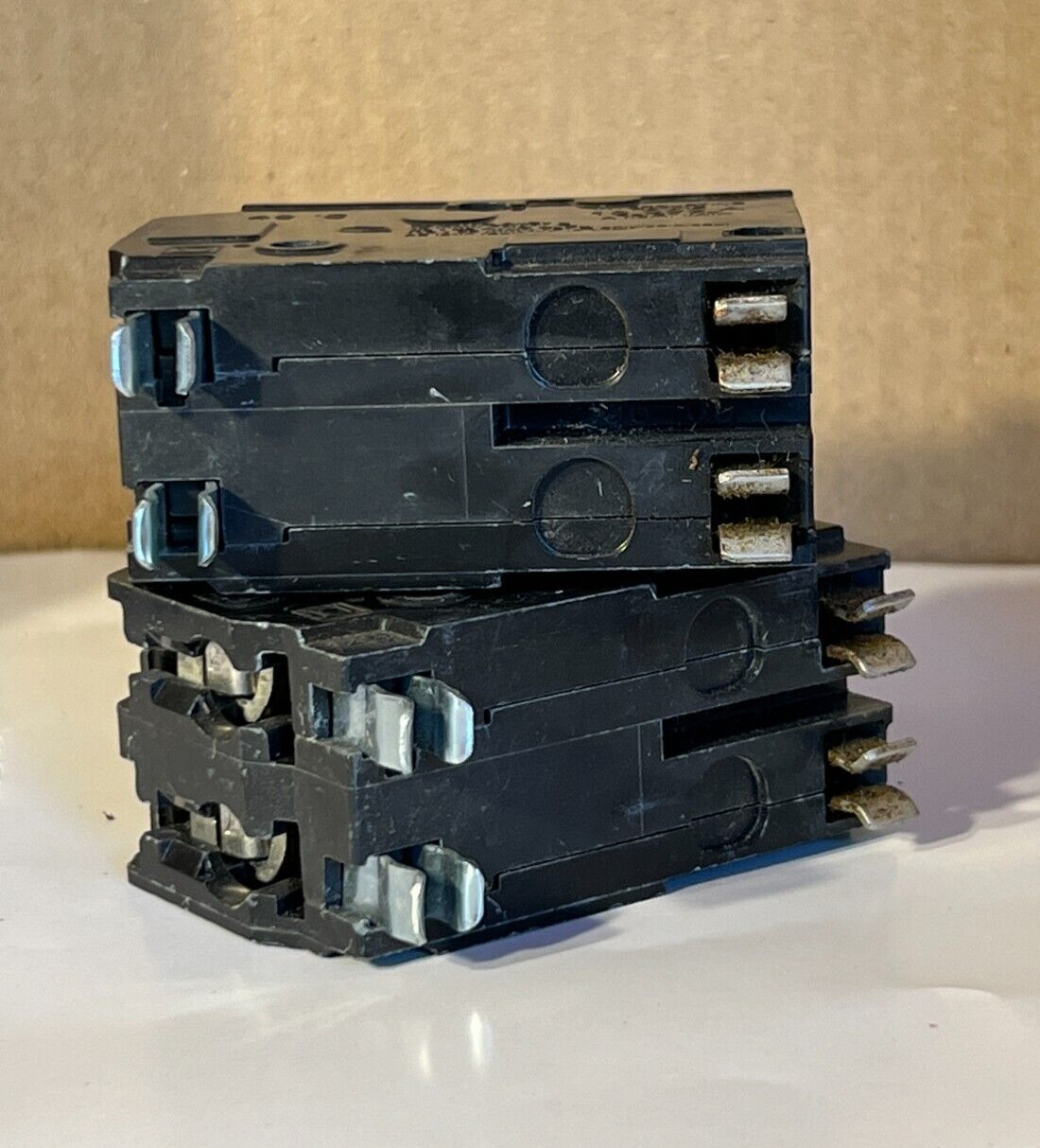 2 x Square D QO260 60 Amp 2-Pole Circuit Breakers
