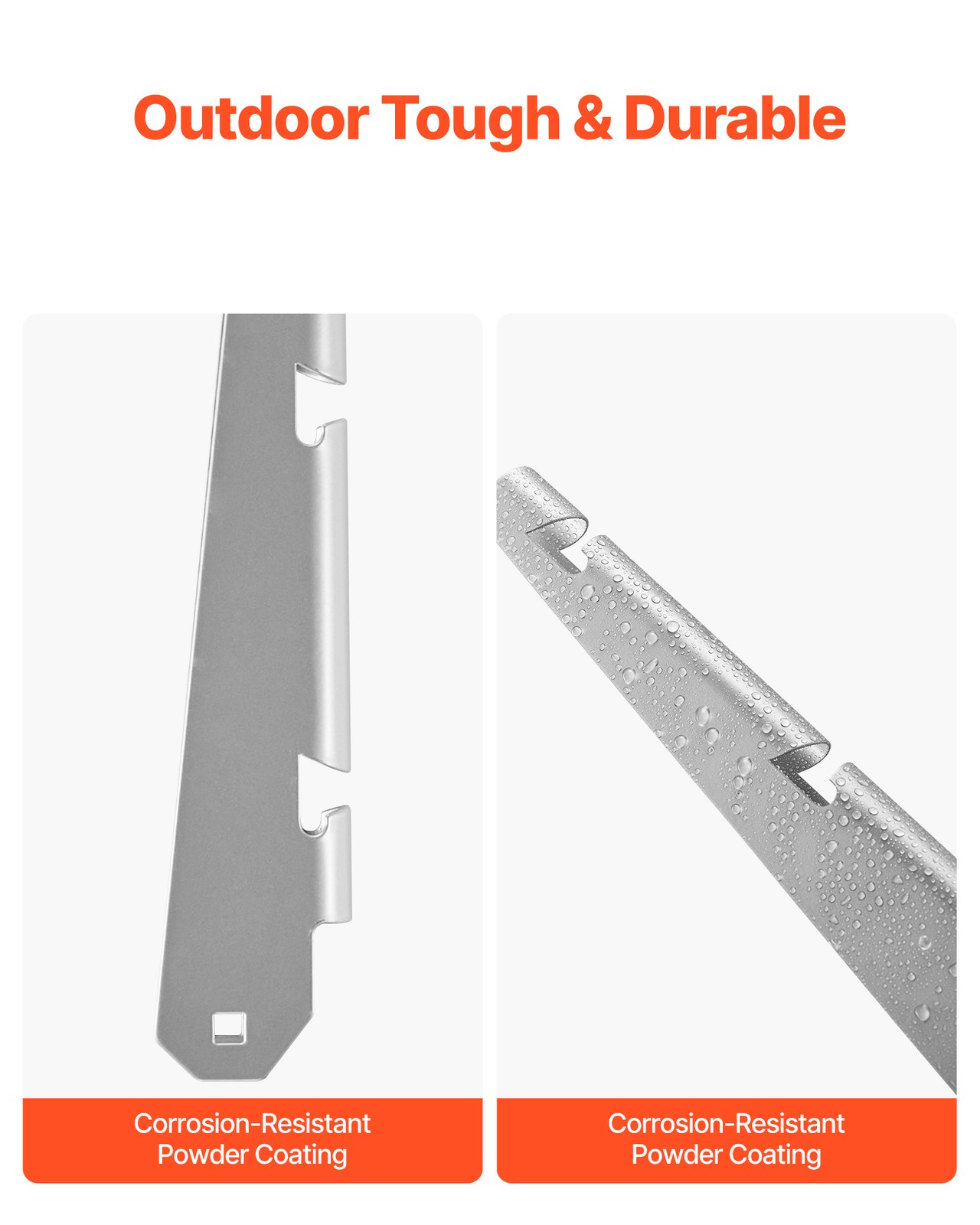 VEVOR Barbed Wire Arm 12.2 in Galvanized Steel Fence Extender Surface Mounted