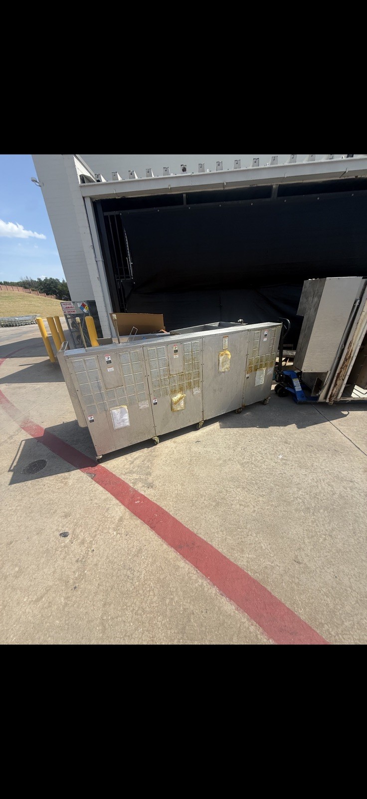 GILES 4 BAY FRYER GILES EOF24 EOFBIB TESTED NICE UNIT WE CRATE & SHIP BY FREIGHT
