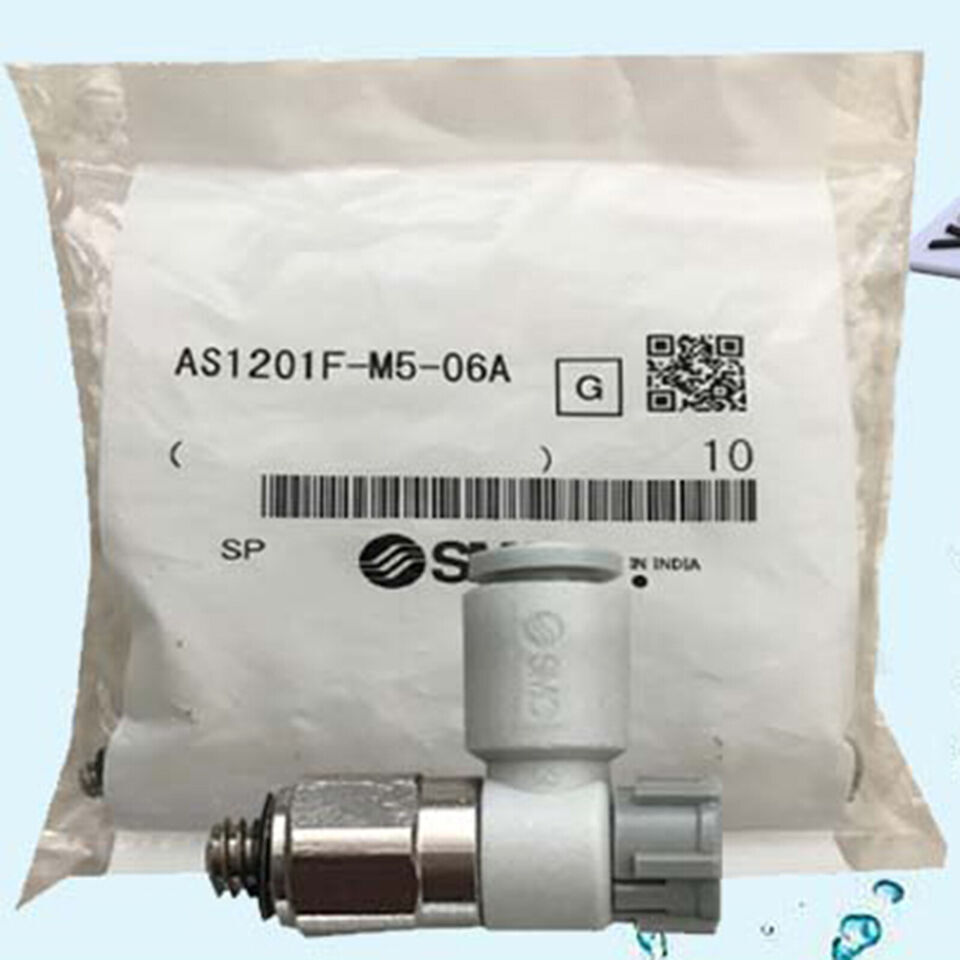 AS1201F-M5-06A 10pcs New SMC speed control valve connector Free delivery