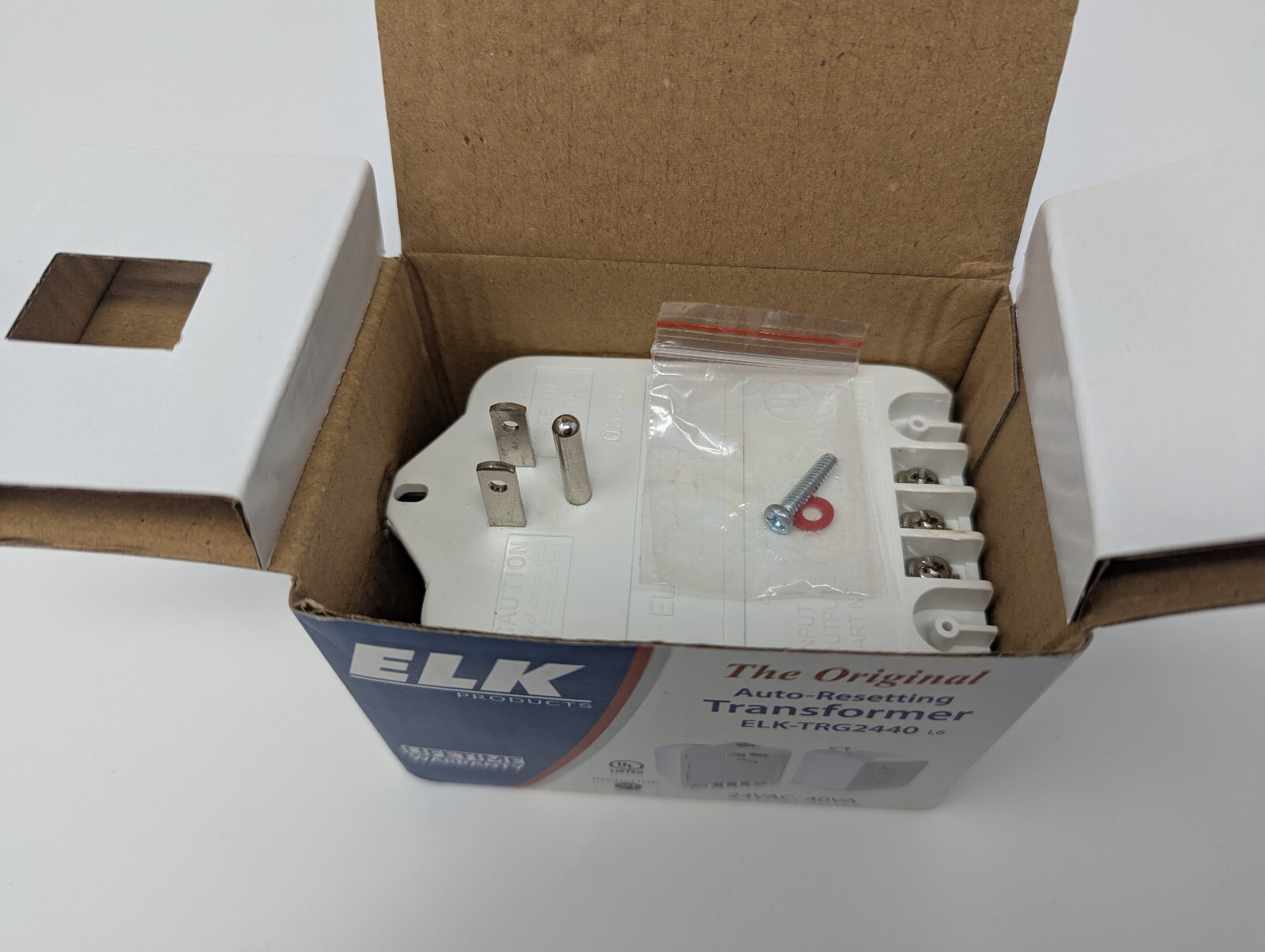 ELK-TRG2440 L6 Auto-Resetting Transformer 24VAC 40VA (NEW IN BOX)