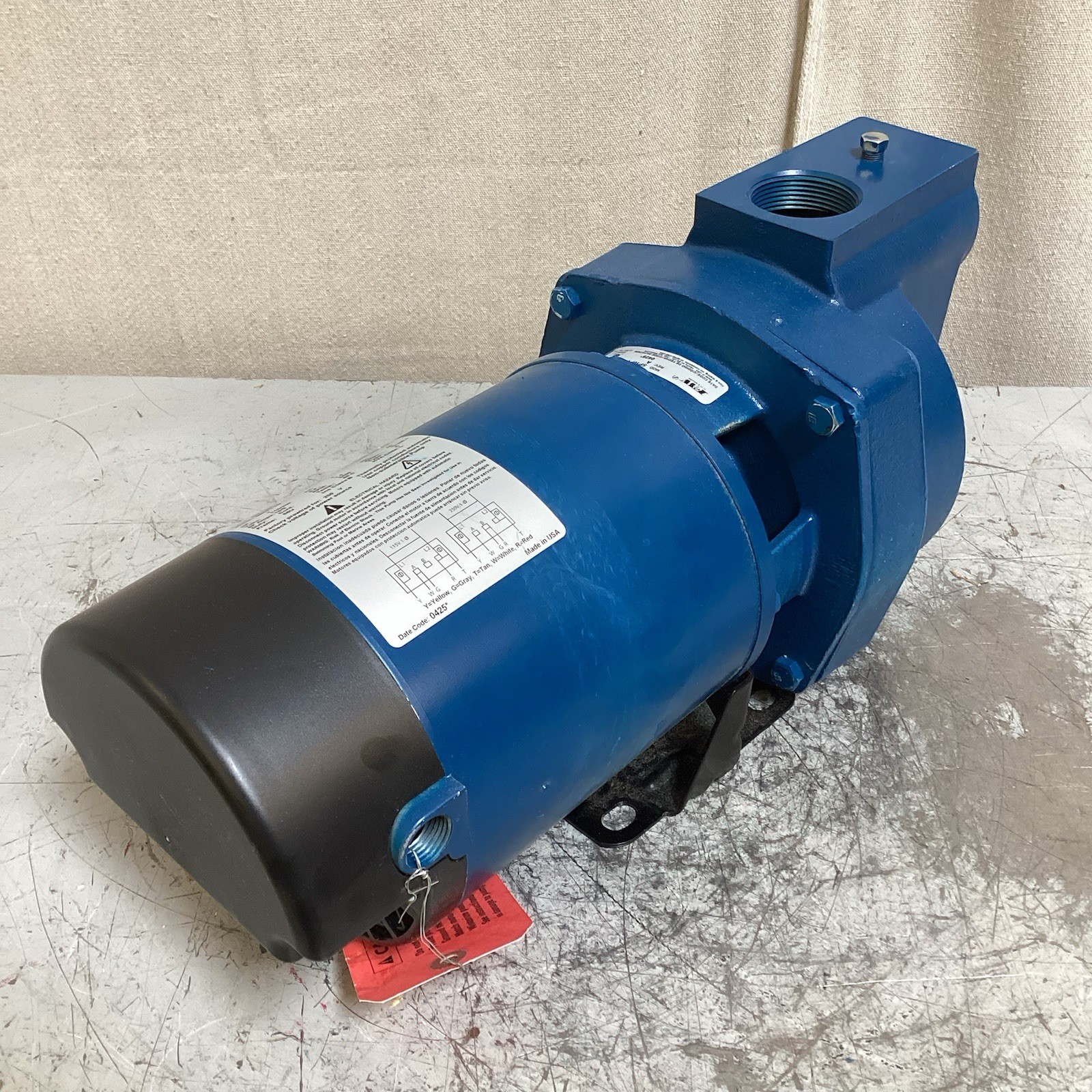 FLINT & WALLING SP10P1 Sprinkler Pump 115/230V 1hp 100psi ODP