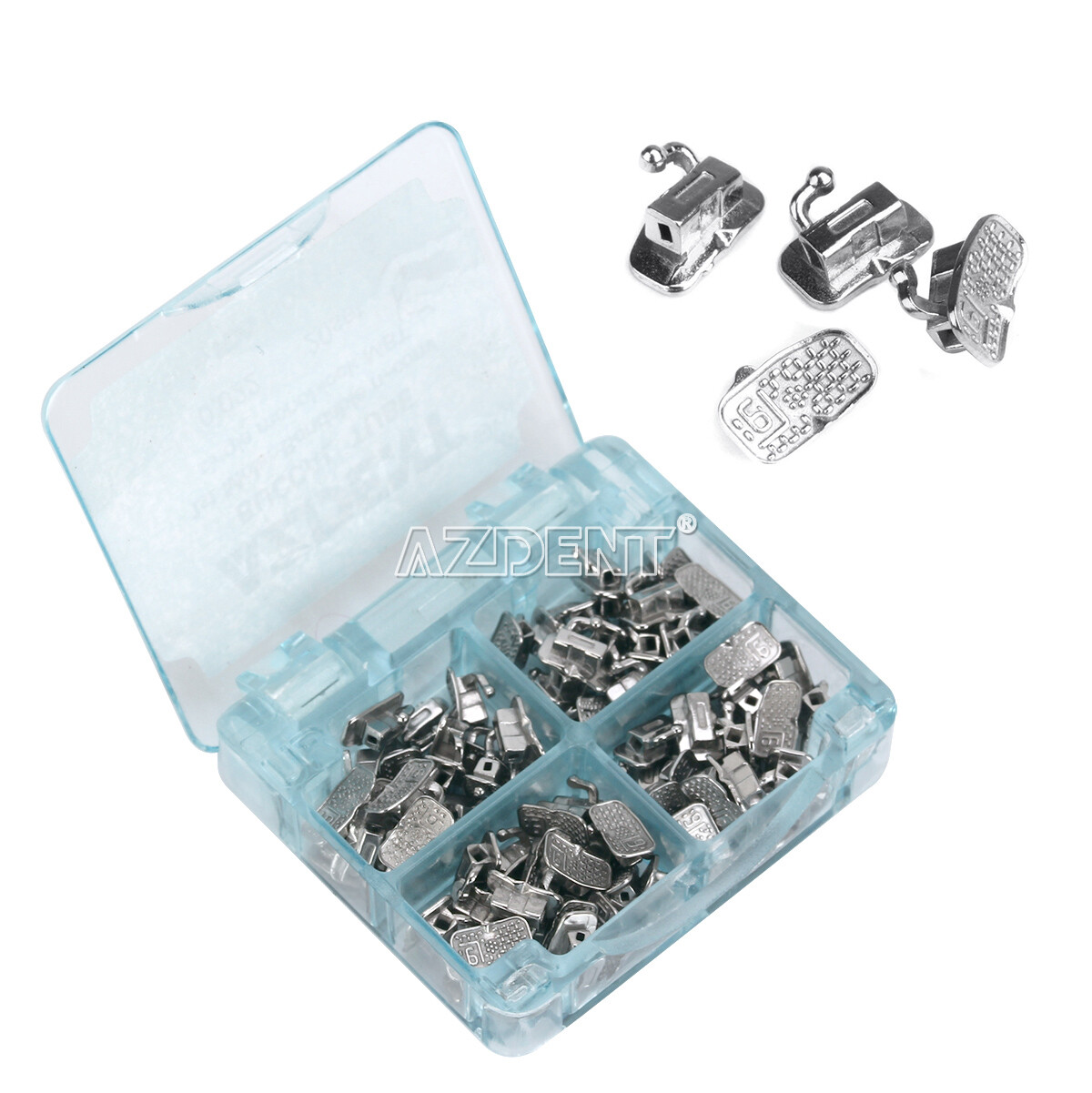 AZDENT Dental Orthodontic Bondable Buccal Tube 1st /2nd Molar Roth /MBT Non-Conv