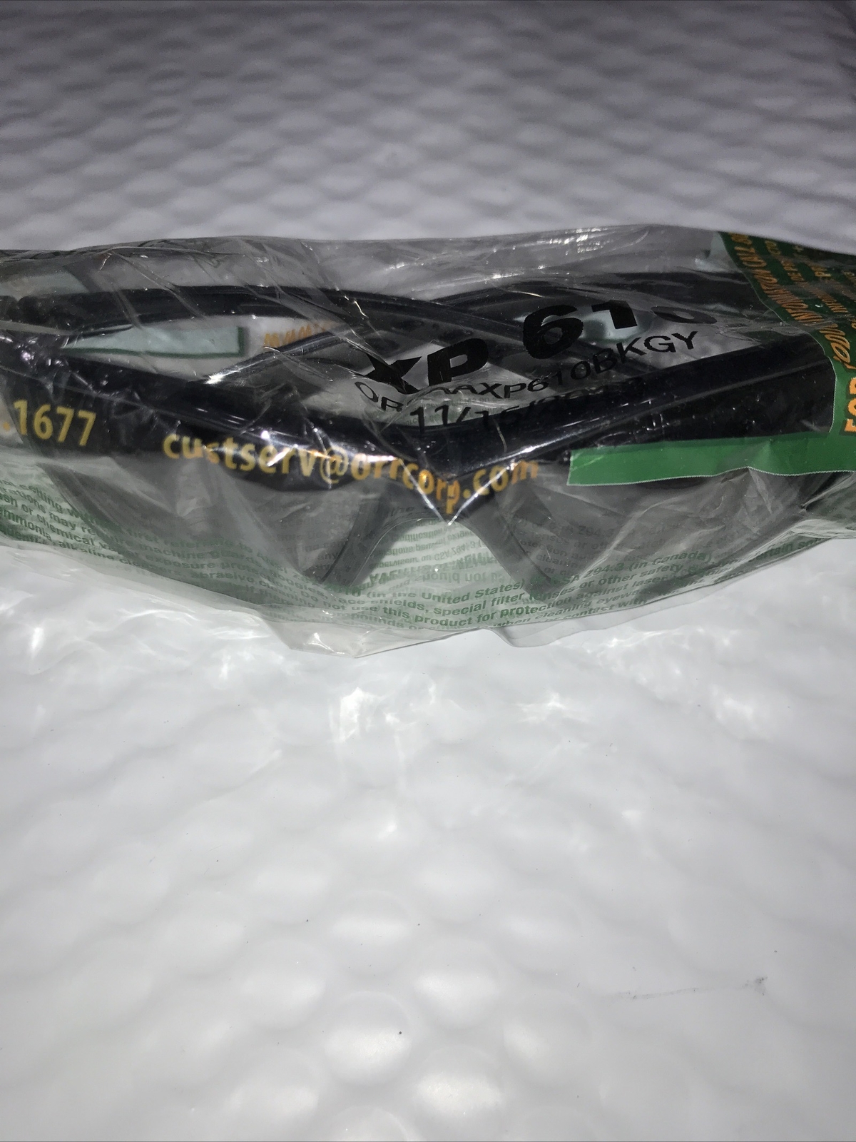 ORR Safety Protective Eyewear Glasses XP87 Series XP610 DARK Lens sealed NIP