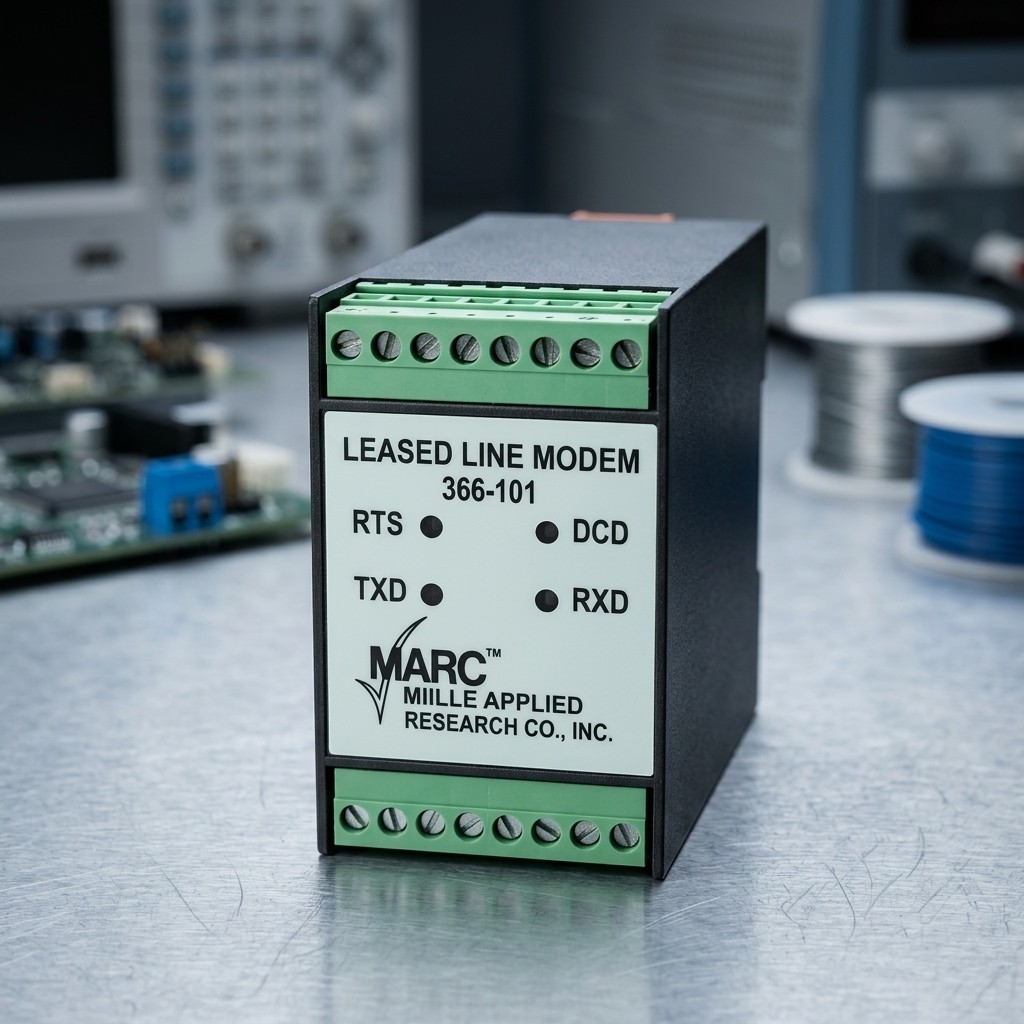 MARC 366-101 FSK Leased Line Modem DIN Rail Mount NOS New Unused Discontinued