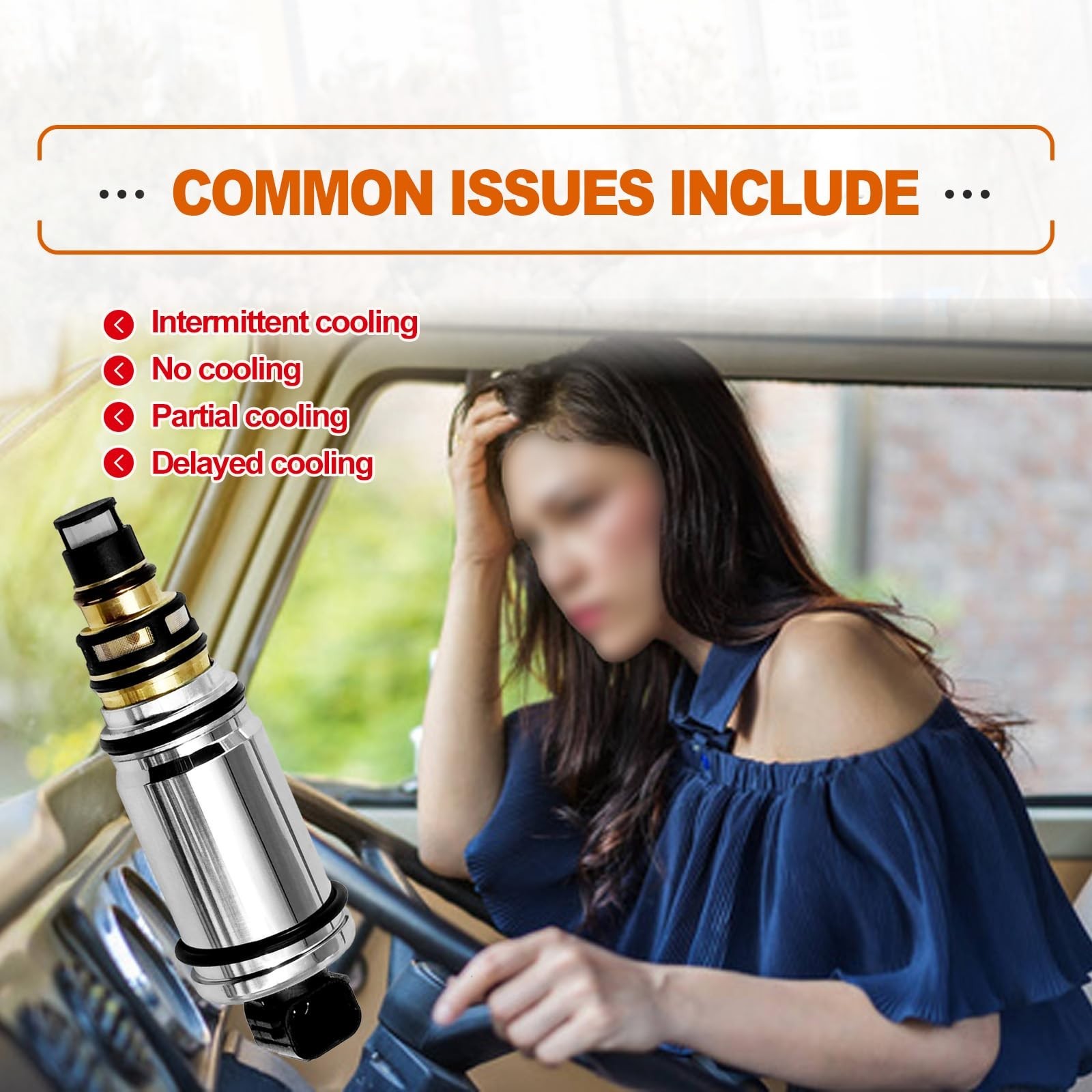 A/C Compressor Control Solenoid Valve for 2011-2016 Hyundai Sonata & Kia Optima