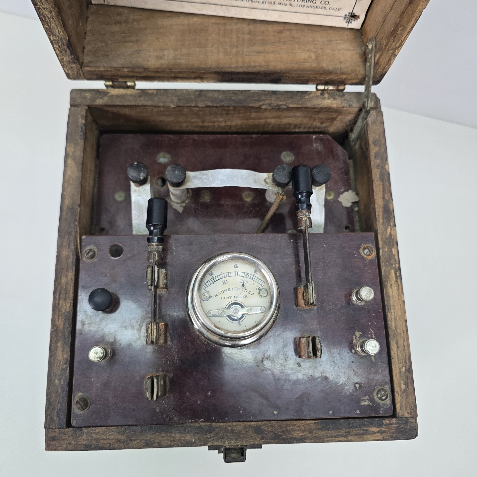 Antique Magnetizer Mfg Co Type G Magneto Tester Hoyt Magnetometer Ford Model T
