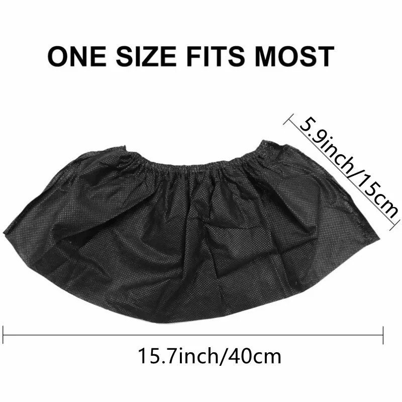 Disposable Non-Slip Shoe Covers (1000 Pairs) Blue Extra Large Non-Woven Durable
