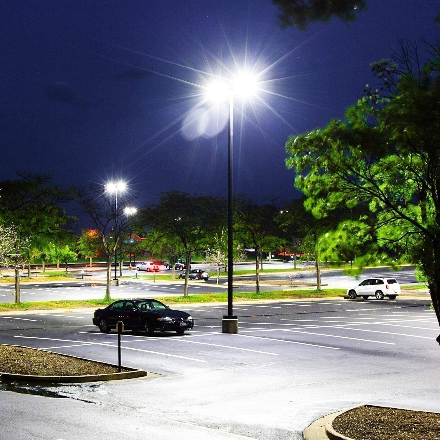 400W LED Parking Lot Pole Light Commercial Shoebox Fixture Super Bright 60000LM