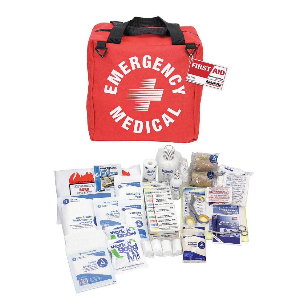 GRAINGER APPROVED 54597 Emergency Medical Kit,25 People 39N793