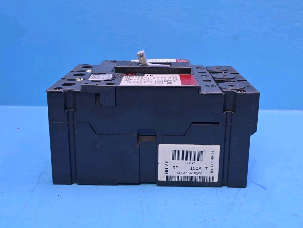 GE SELA36AT0100 /w 100A Trip 100A 600V 3Pole Spectra RMS Circuit Breaker