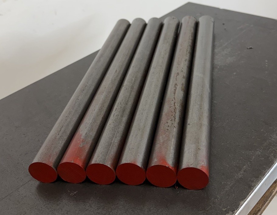 1045 Cold Rolled Steel Round, Bar, Rod 1″ Diameter x 12 Inches Long (6 PC LOT)