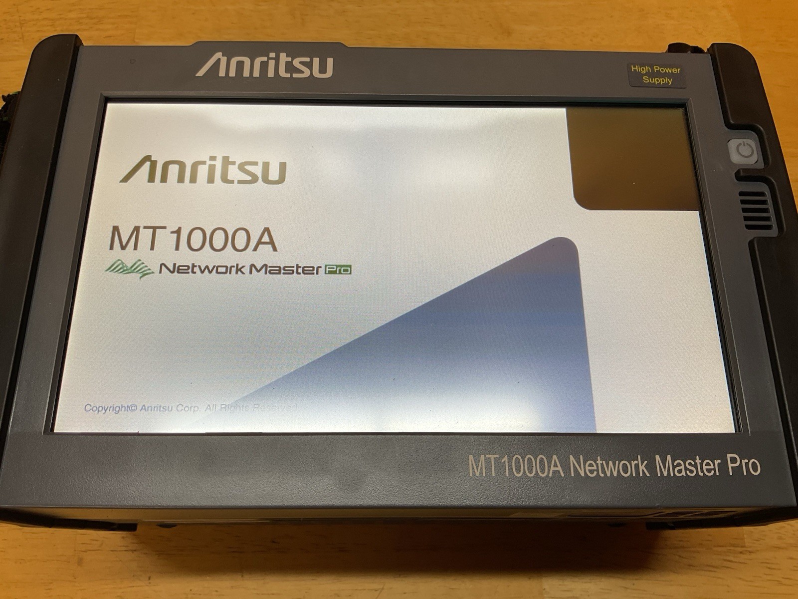 Anritsu MT1000A Network Master Pro; MU100090A, MU100021A, MU100011A Modules