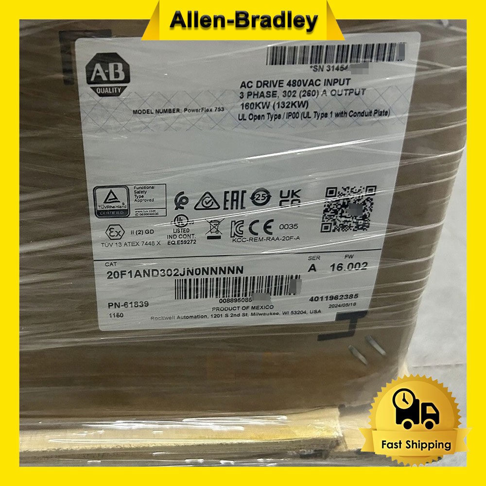 PLC AB 20F1AND302JN0NNNNN 20F1AND302JN0 Free Shipping NEW IN BOX