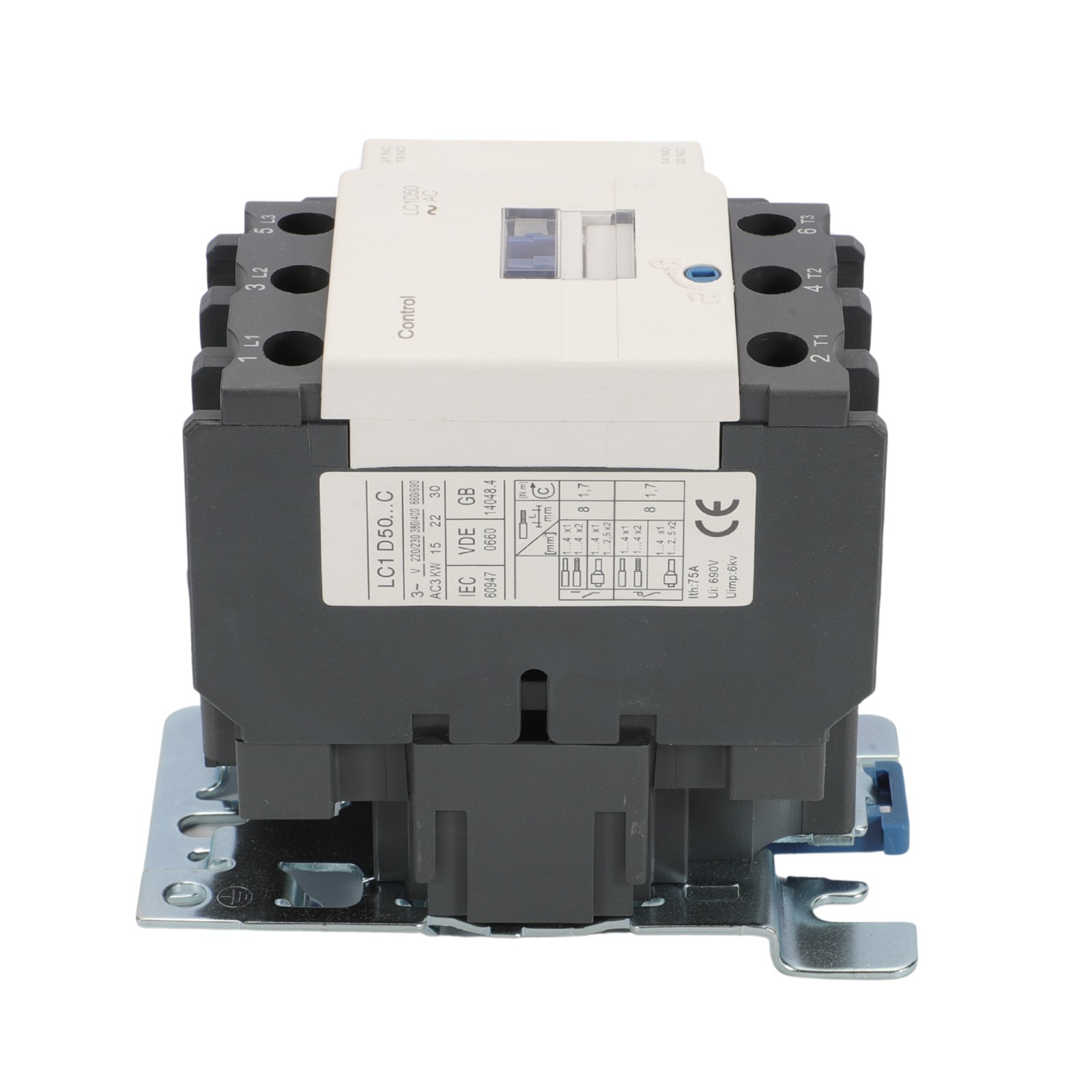 LC1D50AG7 Contactor 120V coil replace Deca Schneider Contactor LC1D50AG7 50A AC