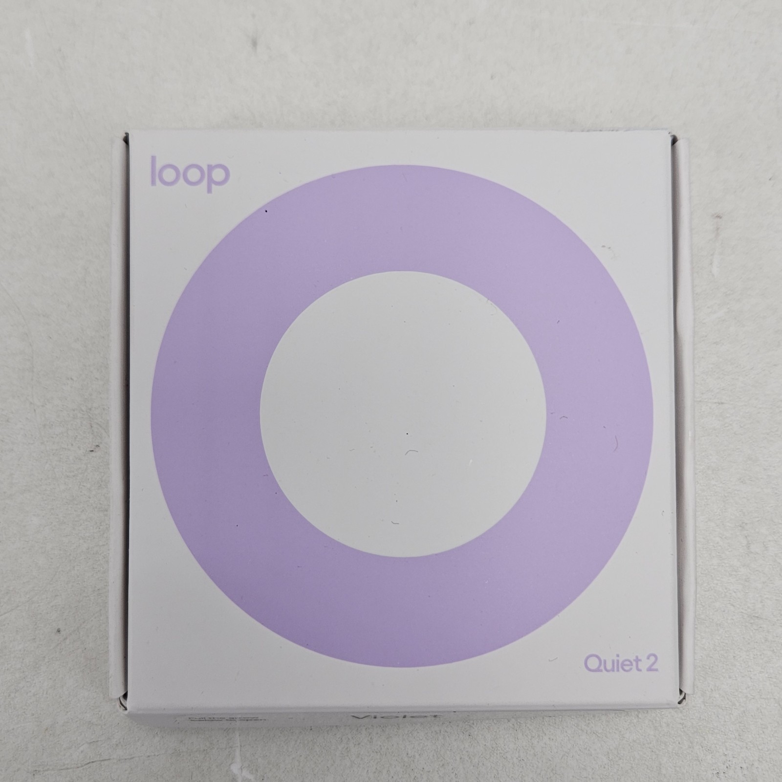 Loop Quiet 2 Ear Plugs Violet 24dB SNR Flexible Hearing Protection Customize Fit