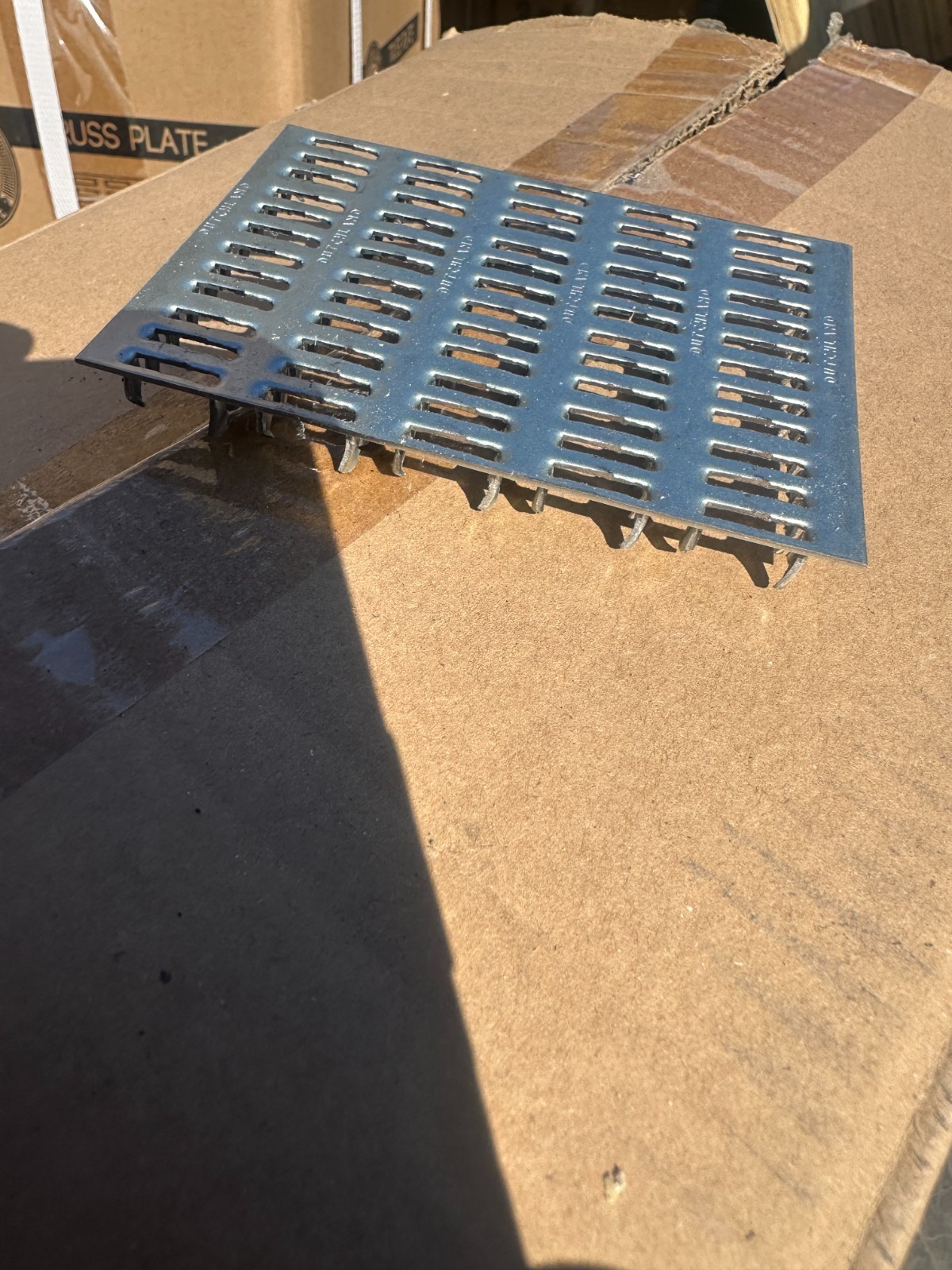 360 QTY 3″ x 4″ Truss Plate Mending Plate Structural Plates Zinc nail tooth