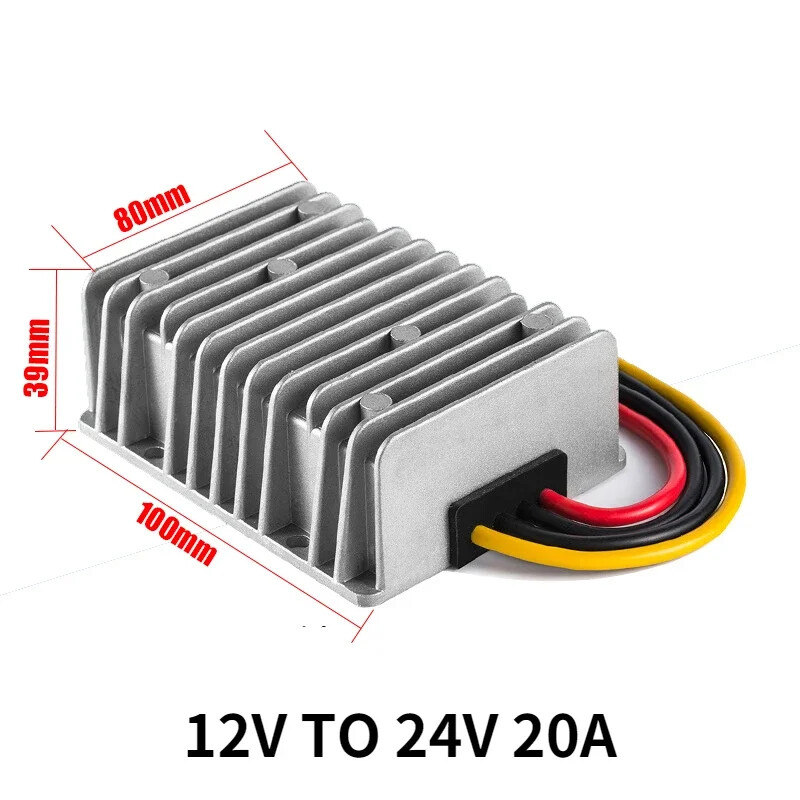 DC 12V to 24V Step Up Boost Converter 1A 3A 5A 10A 15A 20A 30A Power Supply Car