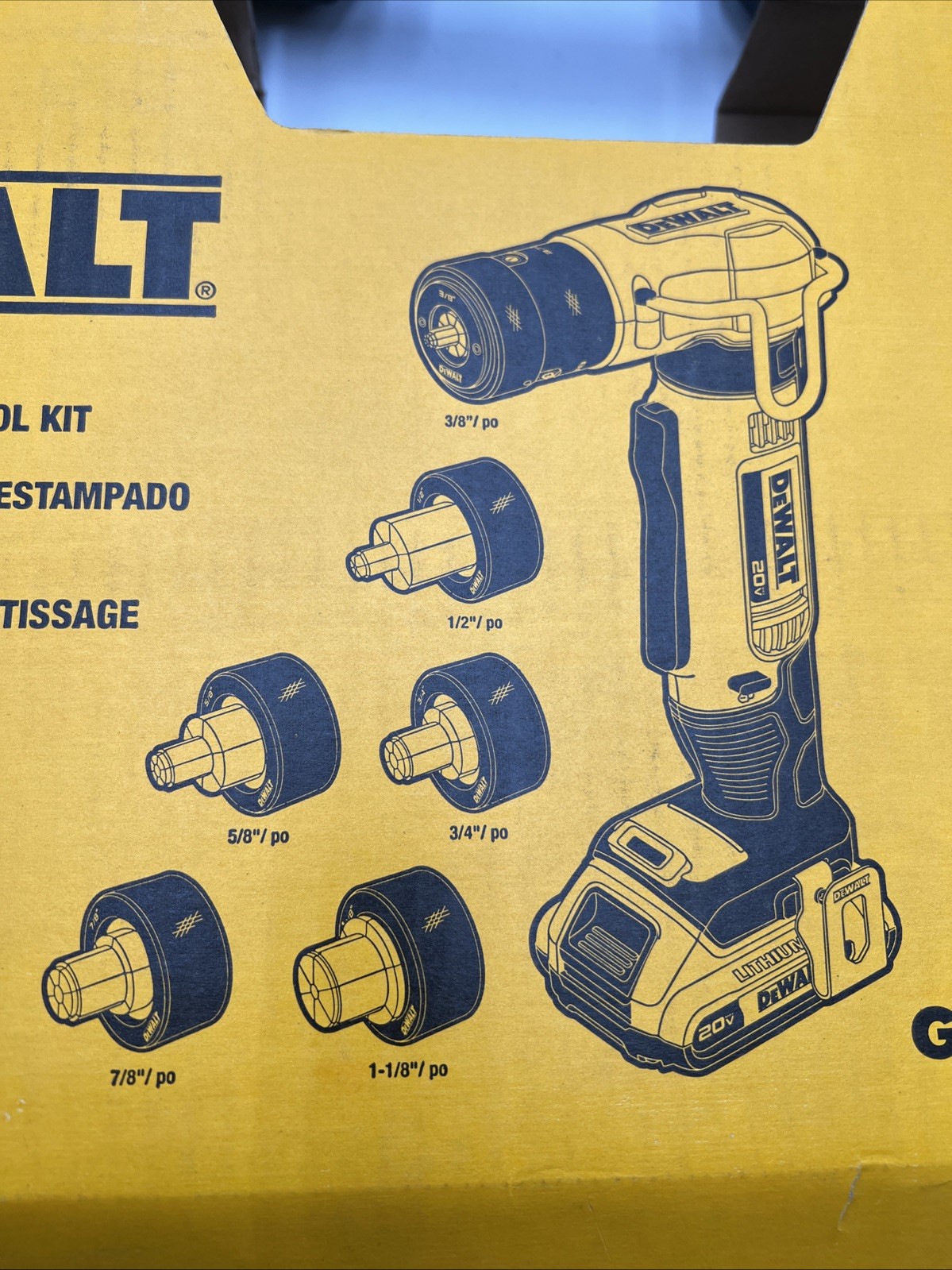 DEWALT DCE450D1 20V MAX Copper Swage Tool Kit – Battery/Charger Included