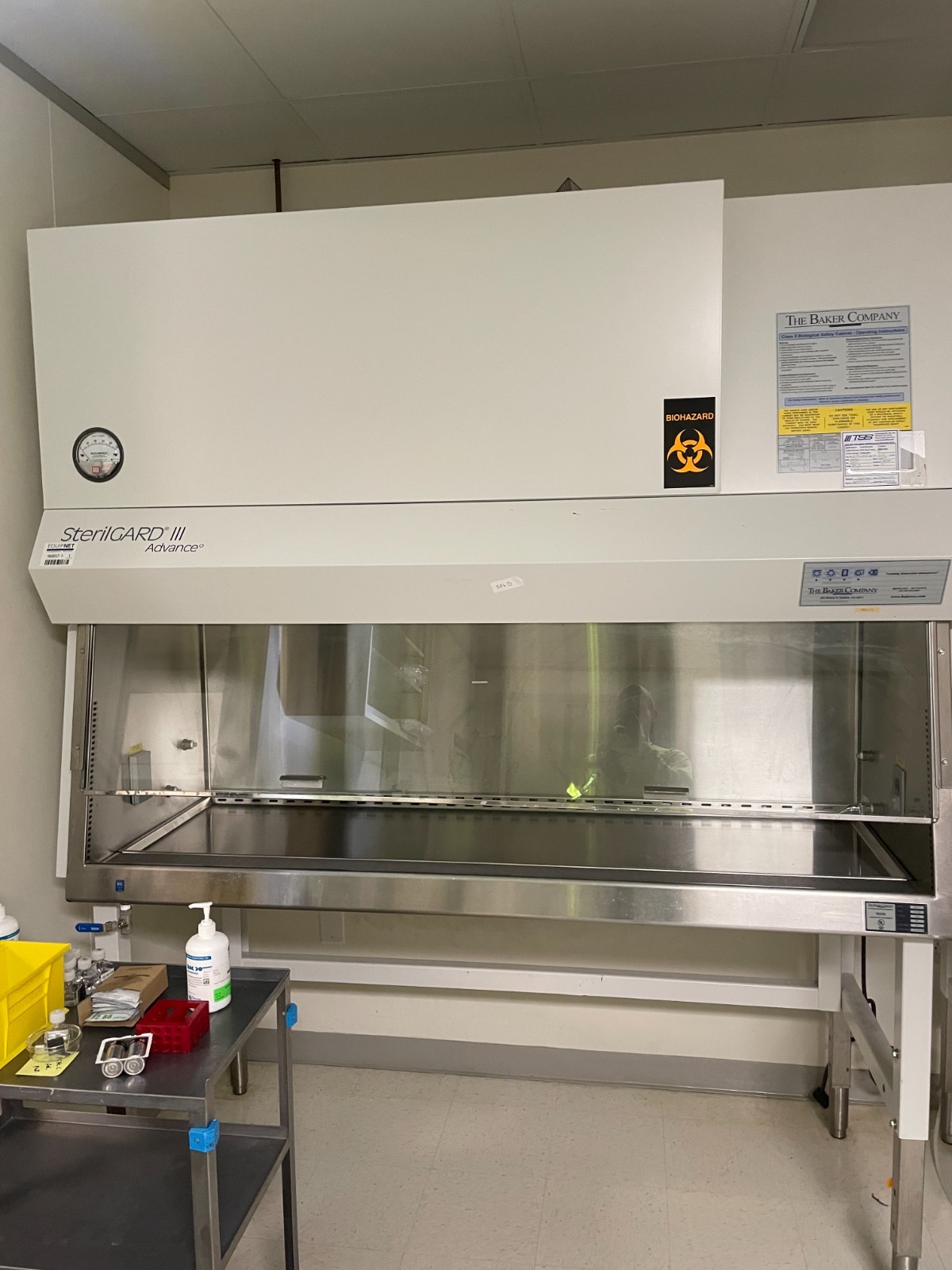 6Ft Baker SterilGard III Advance SG603 A/B3 Laboratory Biological Safety Cabinet