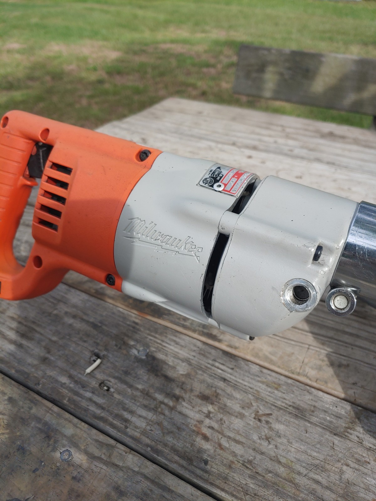 Milwaukee 1107-1 1/2″ Heavy Duty Right Angle Drill. USA. Serviced.