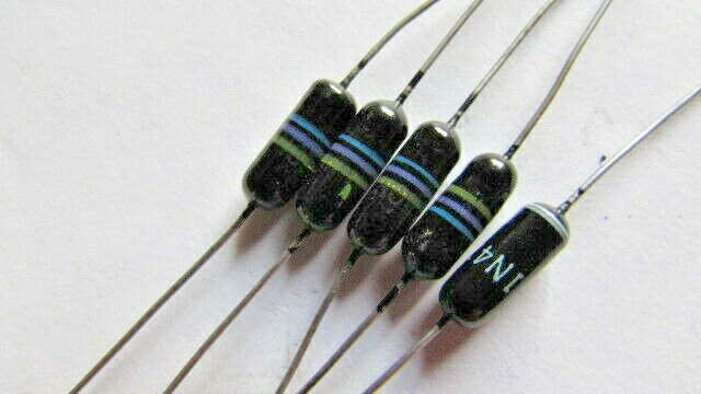 1N476 Vintage Large Glass Color Coded Germanium Diode Manufacture (1 Piece) USA