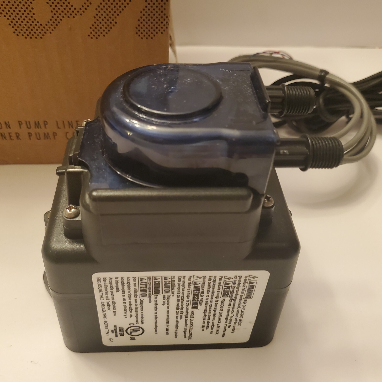 «New» STENNER PUMP E20FXBA2S6 With Cable & Class 2 Power Unit 80PSI 2.7 Oz./min