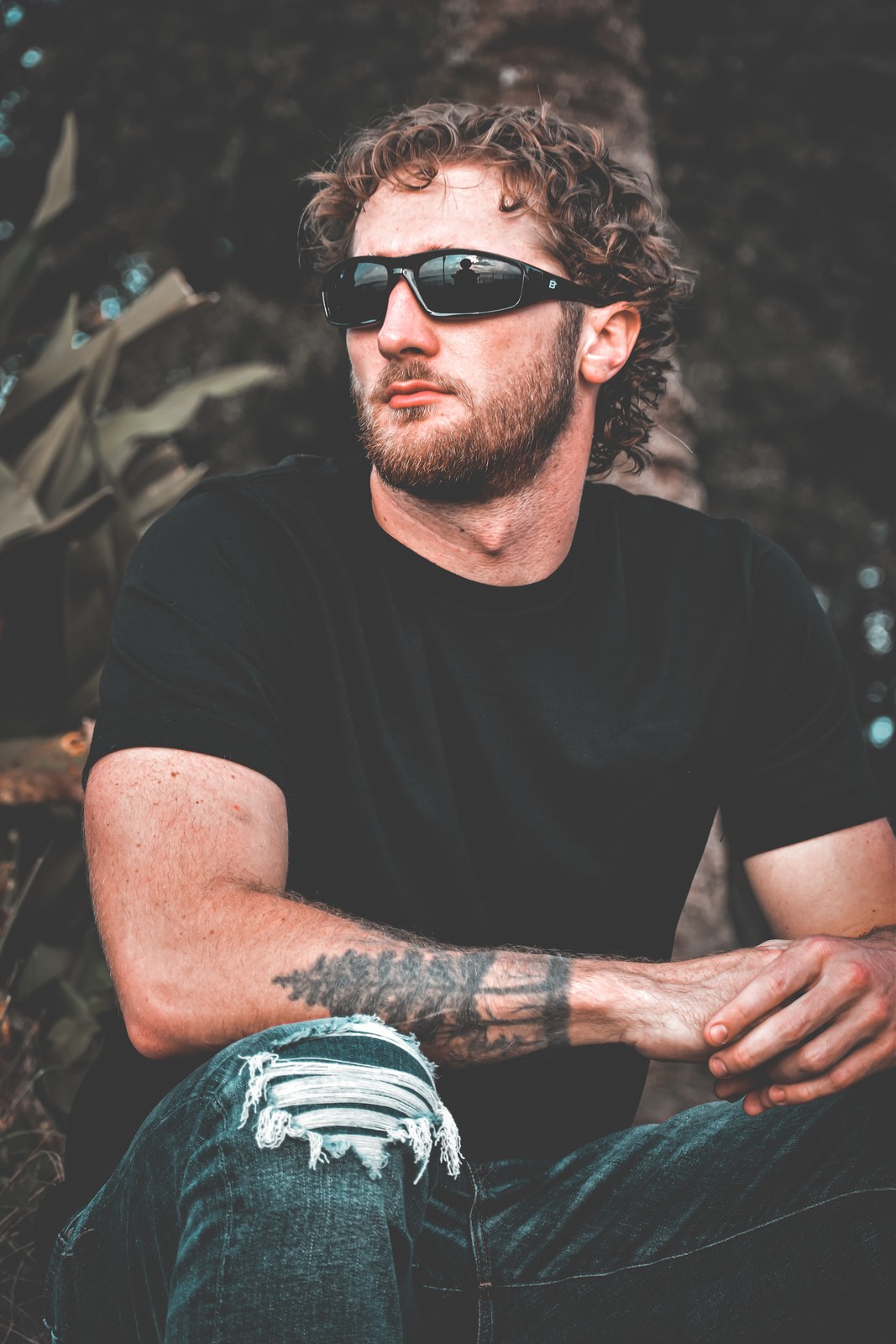Birdz Eyewear Oriole Motorcycle Sunglasses Black Frame w/ Clear-Smoke Lenses