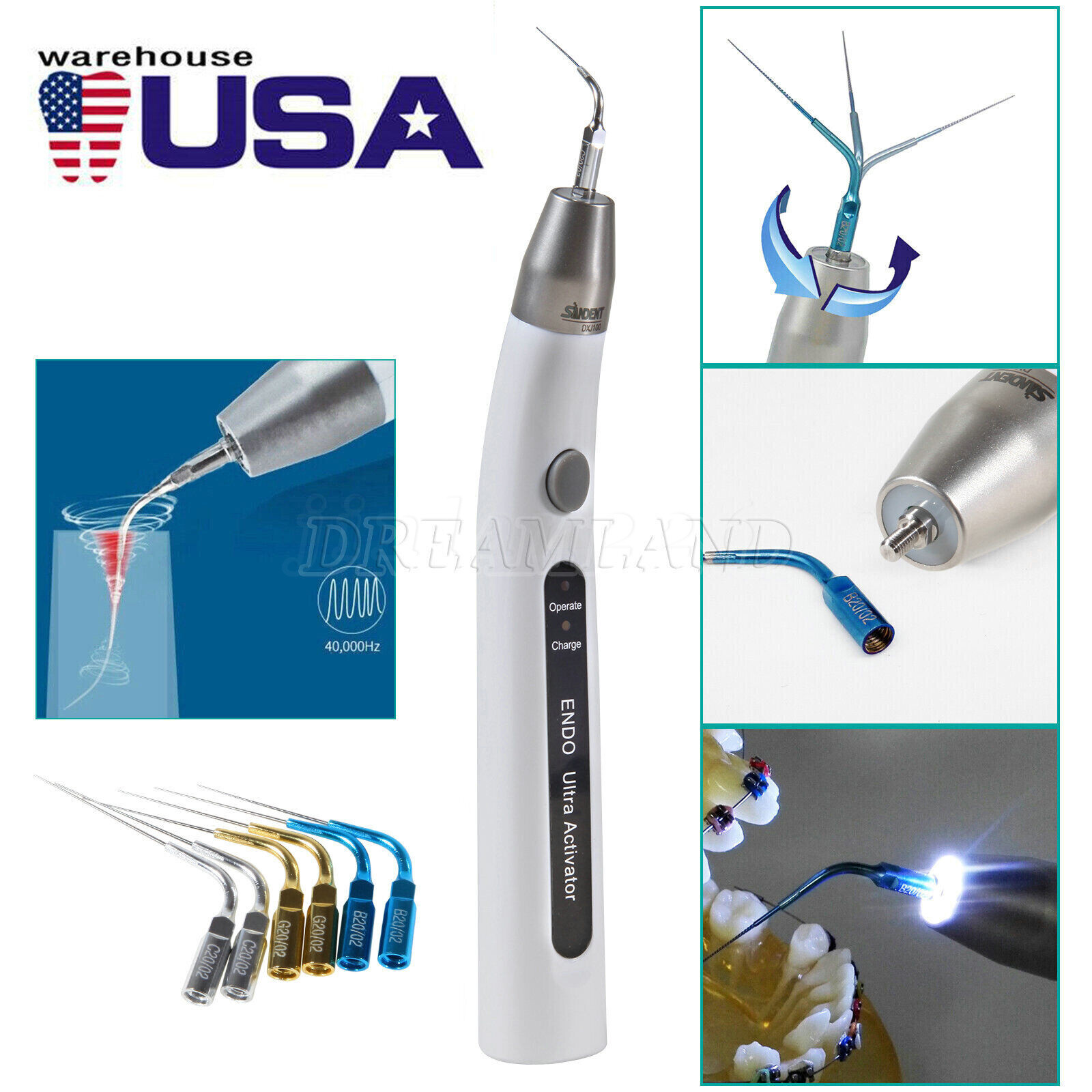 Ultrasonido Dental Ultra Endo Activador Irrigador Endodoncia Scaling/Rotary File