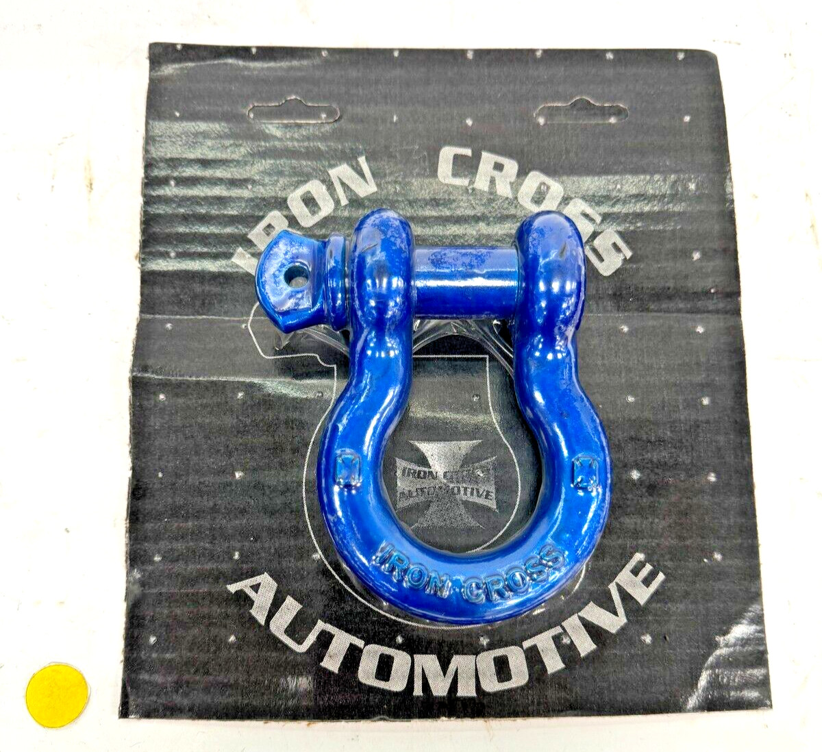 IRON CROSS 3/4 INCH D-RING SHACKLE 1000-02 CANDY BLUE