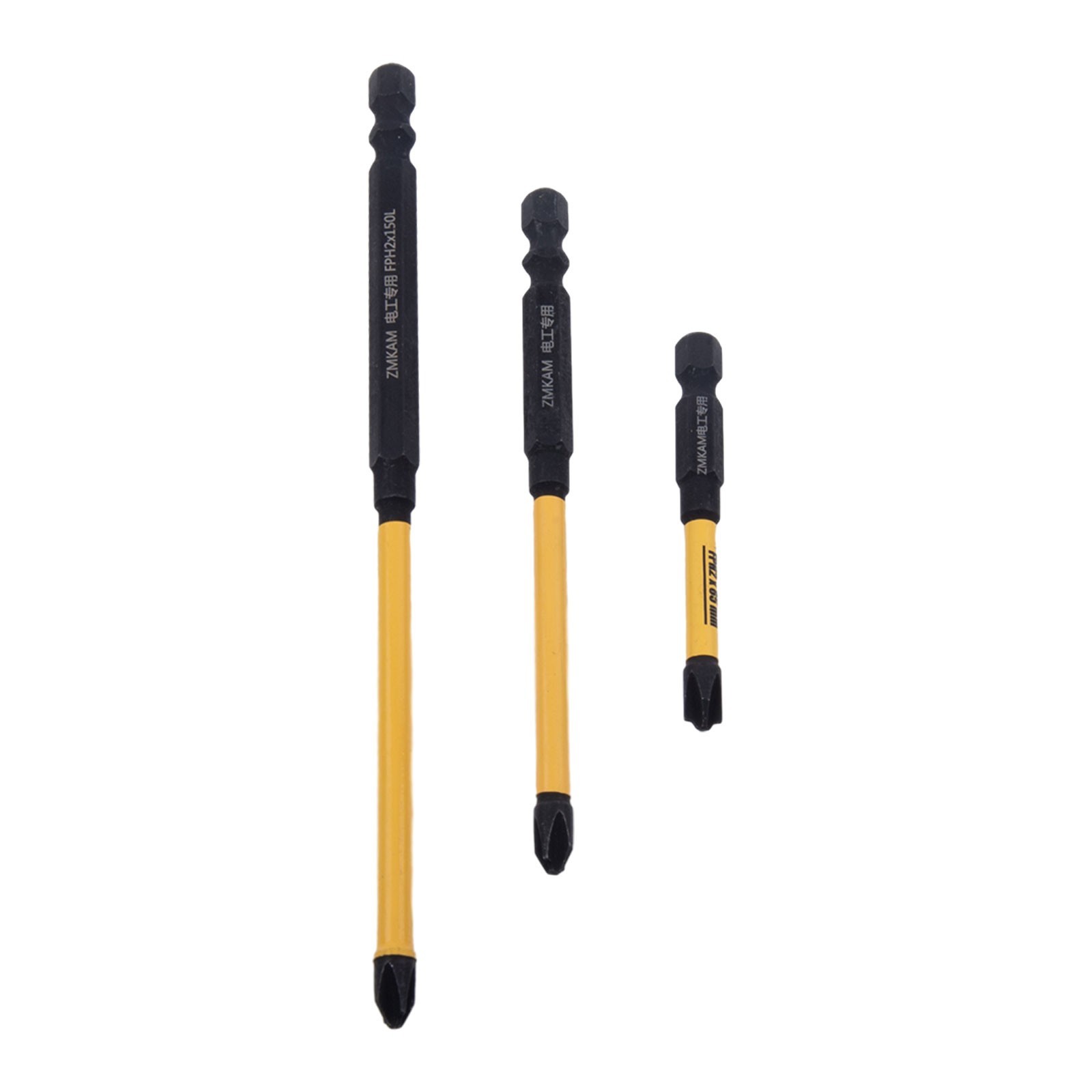 Magnetic Electrician Screwdriver Bit Set with FPH2 FPH2 65 110 150mm